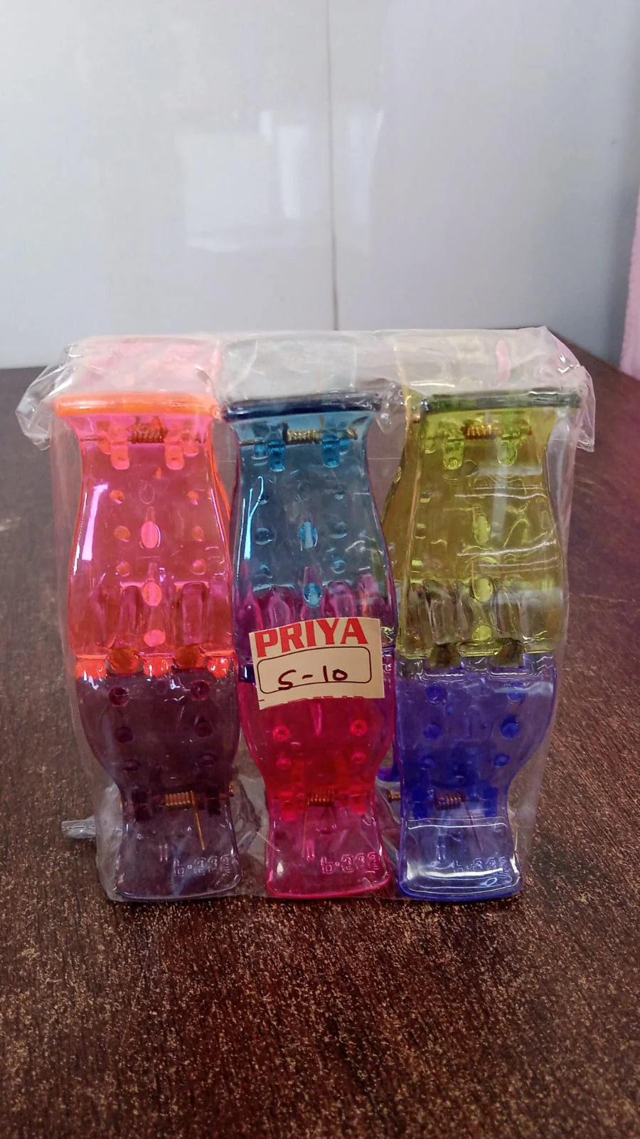 Big Hair Clips Girls Kids Hair Accessories (6 Pcs Set / Transparent) - Image 7