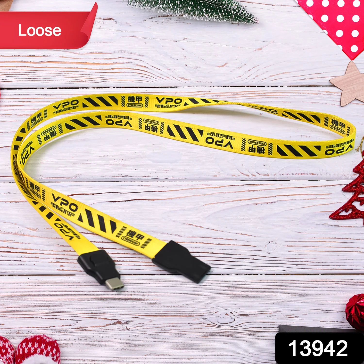 2 in 1 Lanyard Strap USB Charging Cable (1 Pc / Loose) - Image 2