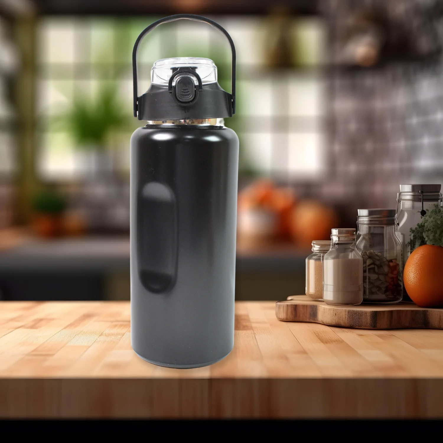3 in 1 Stainless Steel Insulated Water Bottle – Double Wall Vacuum (3 Pcs Set) - Image 6