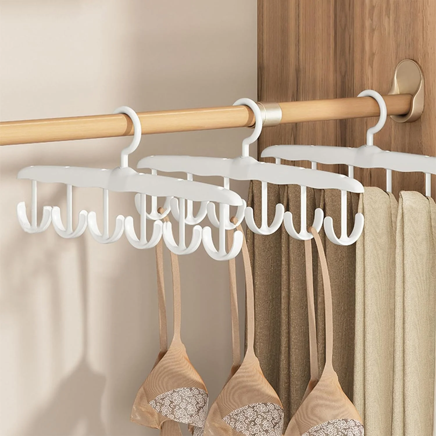 Rotatable Tank Top Hanger – Space Saving Closet Organizer Dorms & (12-Hook) - Image 3