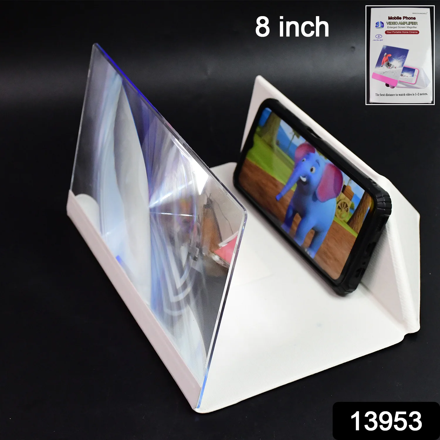 3D HD Mobile Phone Screen Magnifier Amplifier (1 Pc / 8 Inch) - Image 2