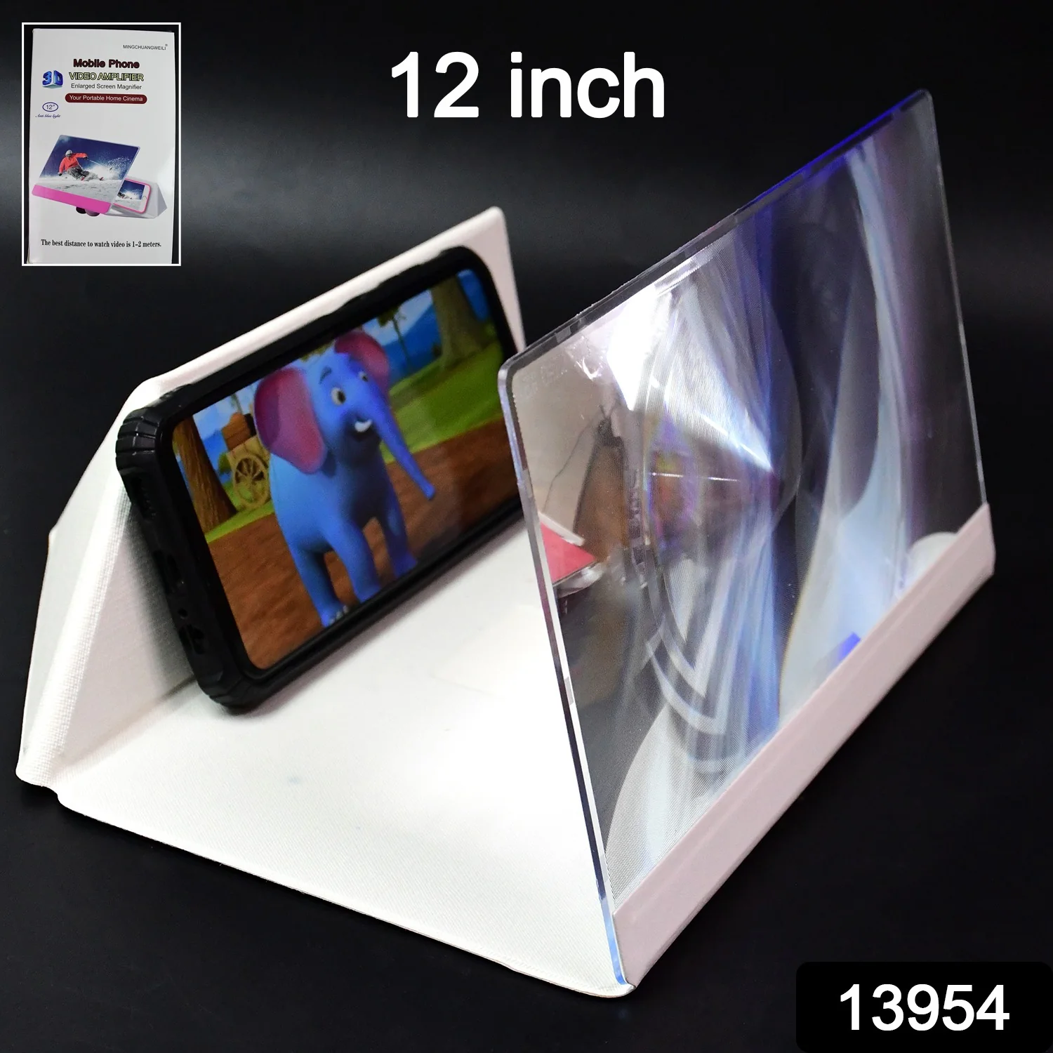 3D HD Mobile Phone Screen Magnifier Amplifier (1 Pc / 12 Inch) - Image 2