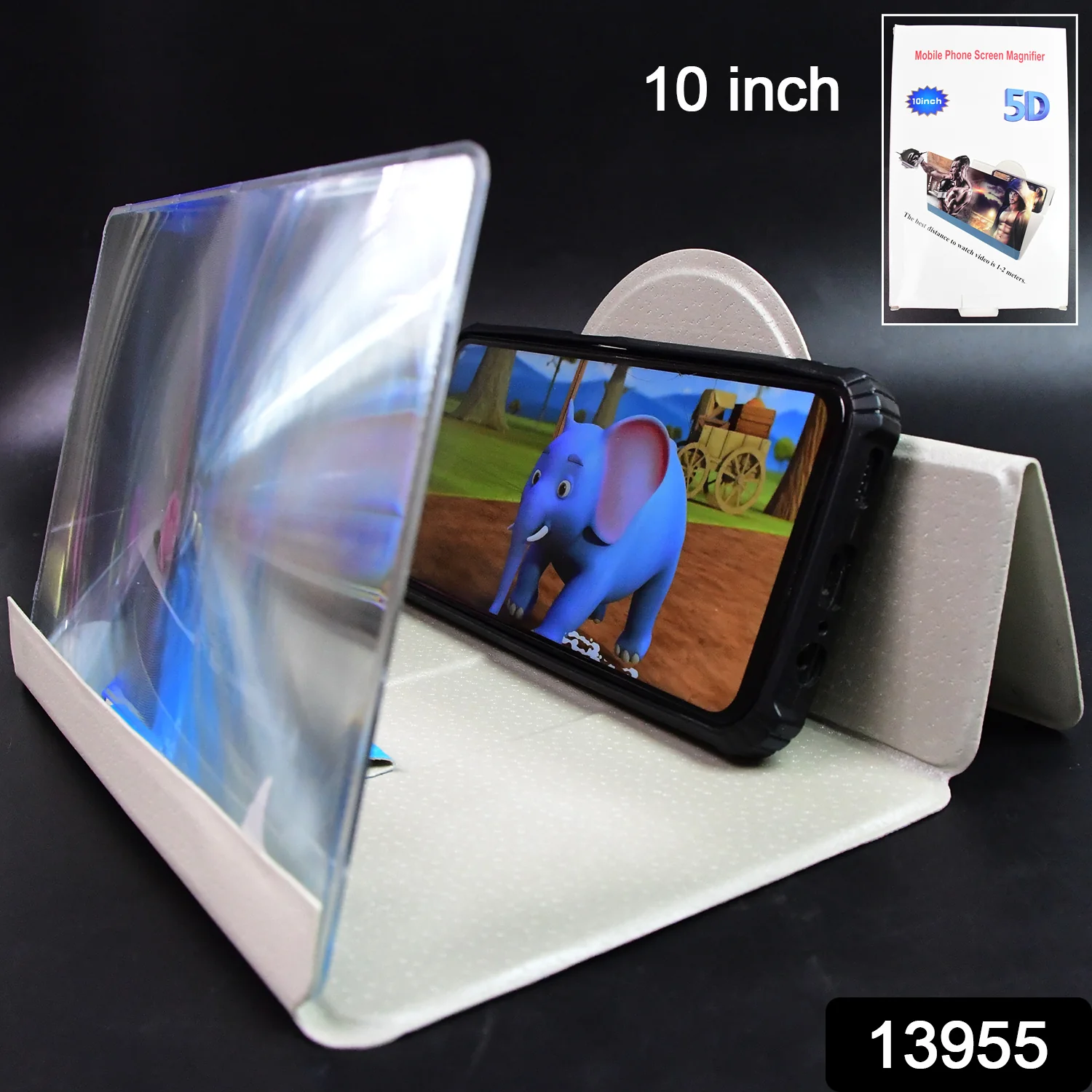 5D HD Mobile Phone Screen Magnifier Amplifier (1 Pc / 10 Inch) - Image 2