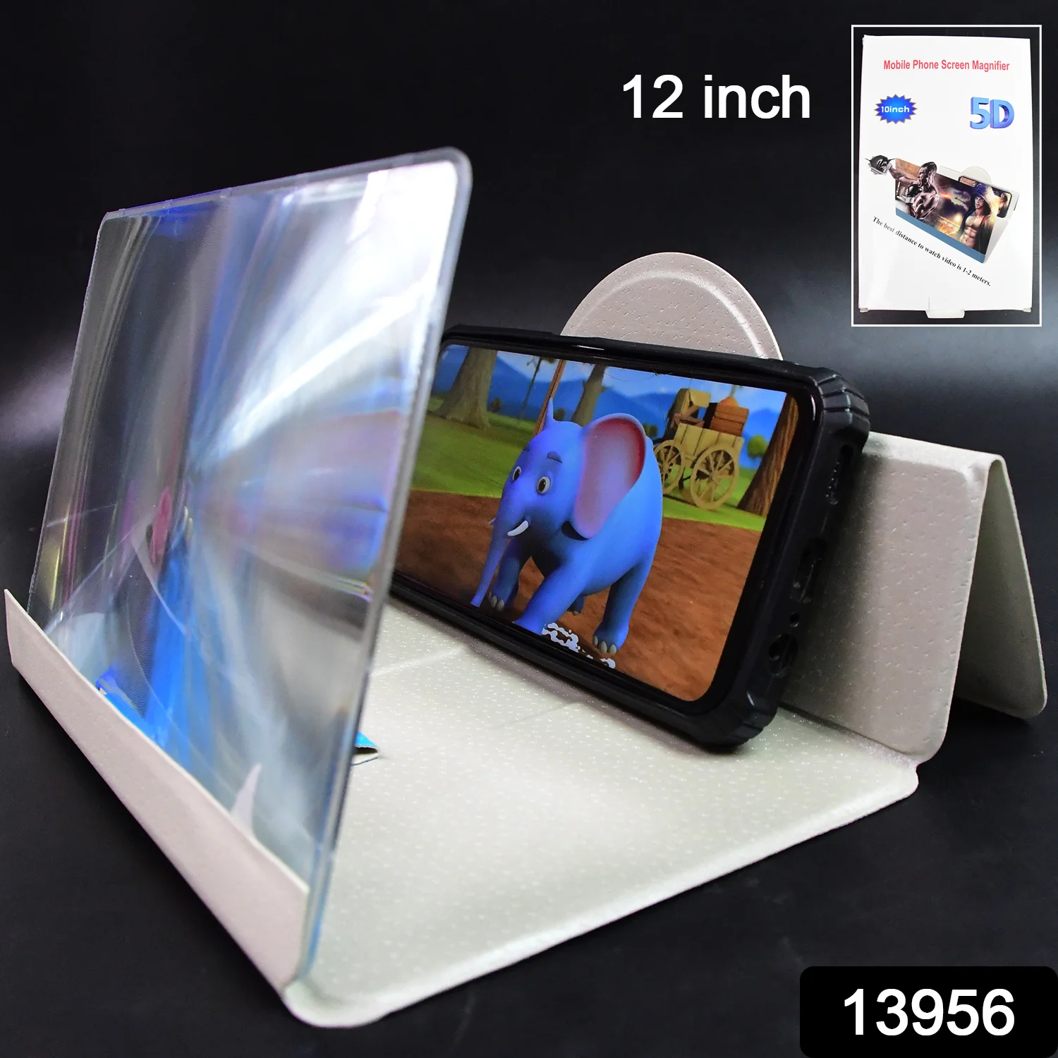 5D HD Mobile Phone Screen Magnifier Amplifier (1 Pc / 12 Inch) - Image 2