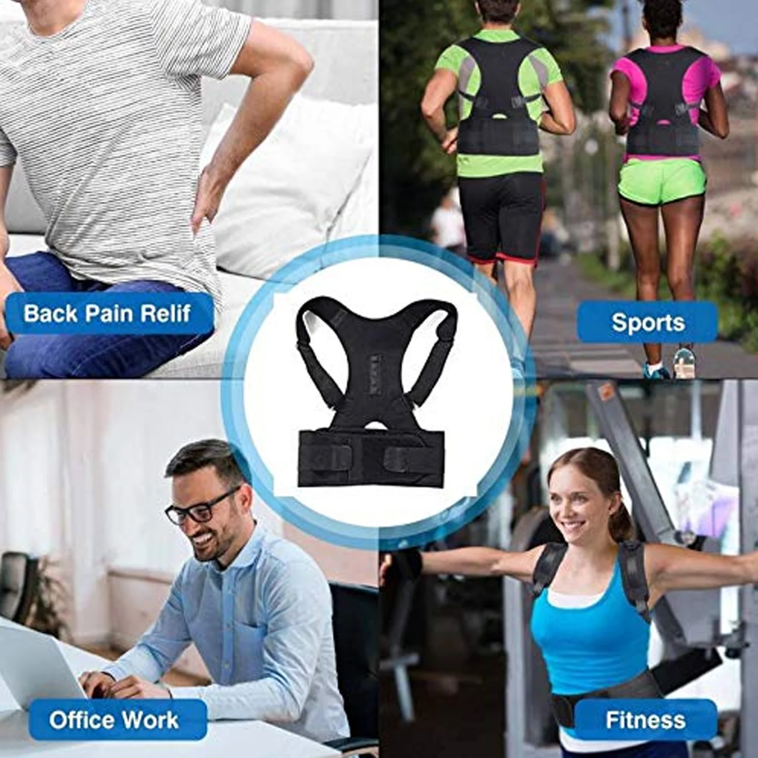 Adjustable Magnetic Power Back Support Correction Belt (1 Pc / XL) - Image 8