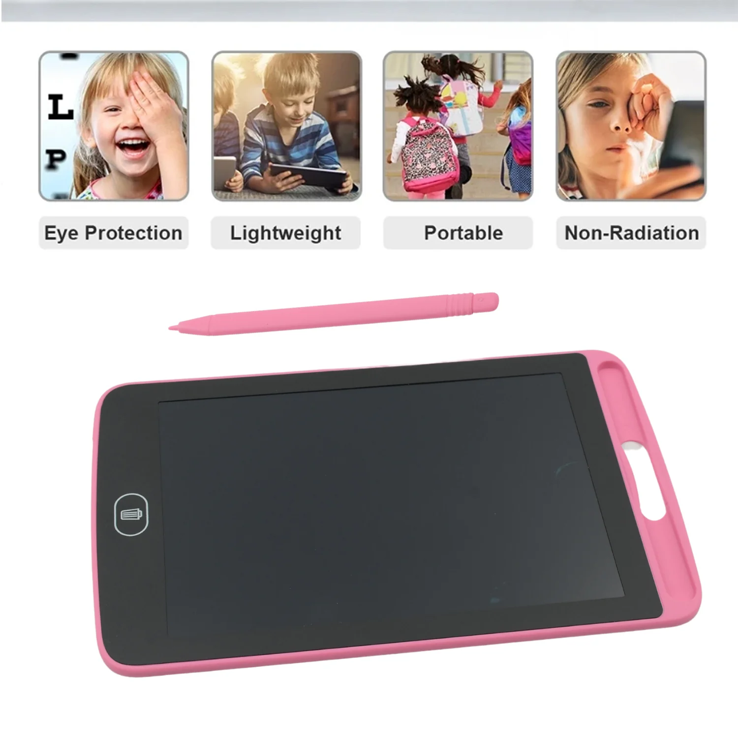 Portable LCD Writing Board Slate  Notes Digital Notepad with Pen (8.5 inch) - Image 7