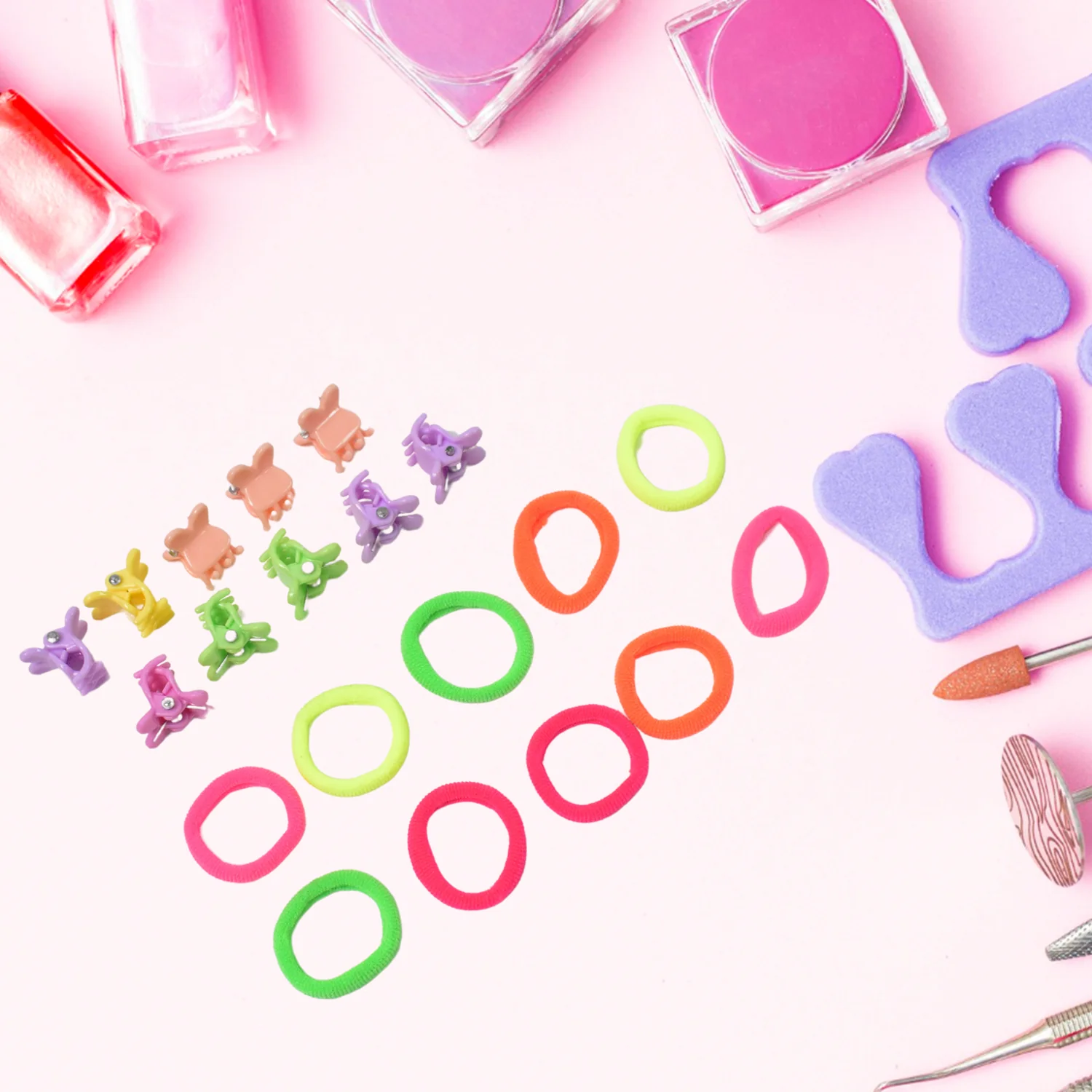 Hair Clips & Hairband for Girls Kids Hair Accessories (22 Pcs Set / Mix Design) - Image 3