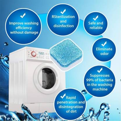 Washing Machine Stain Tank Cleaner Deep Cleaning Detergent Tablet ( 1pc ) - Image 5