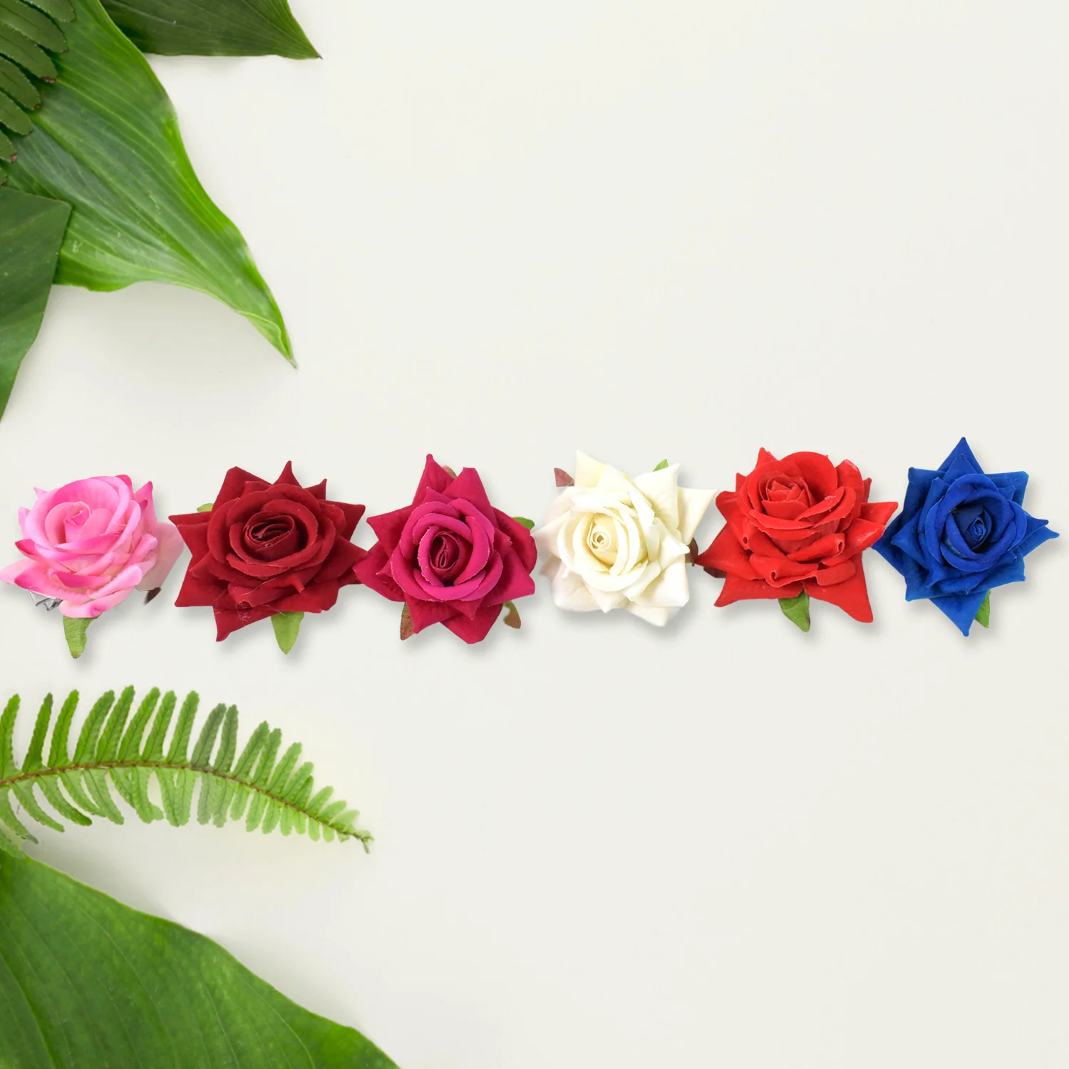 Colourful Flowing Flower Hair Pin (12 Pcs Set / Mix Color), Hair accessories - Image 6