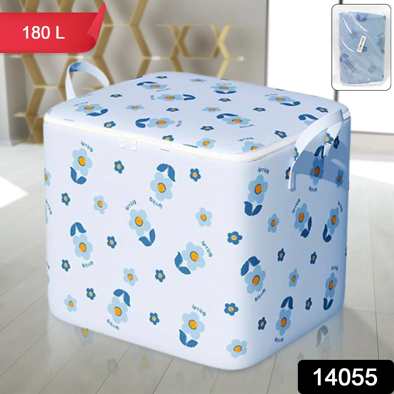 Foldable Clothes Storage Comforter Organizer Storage (180 L) - Image 2