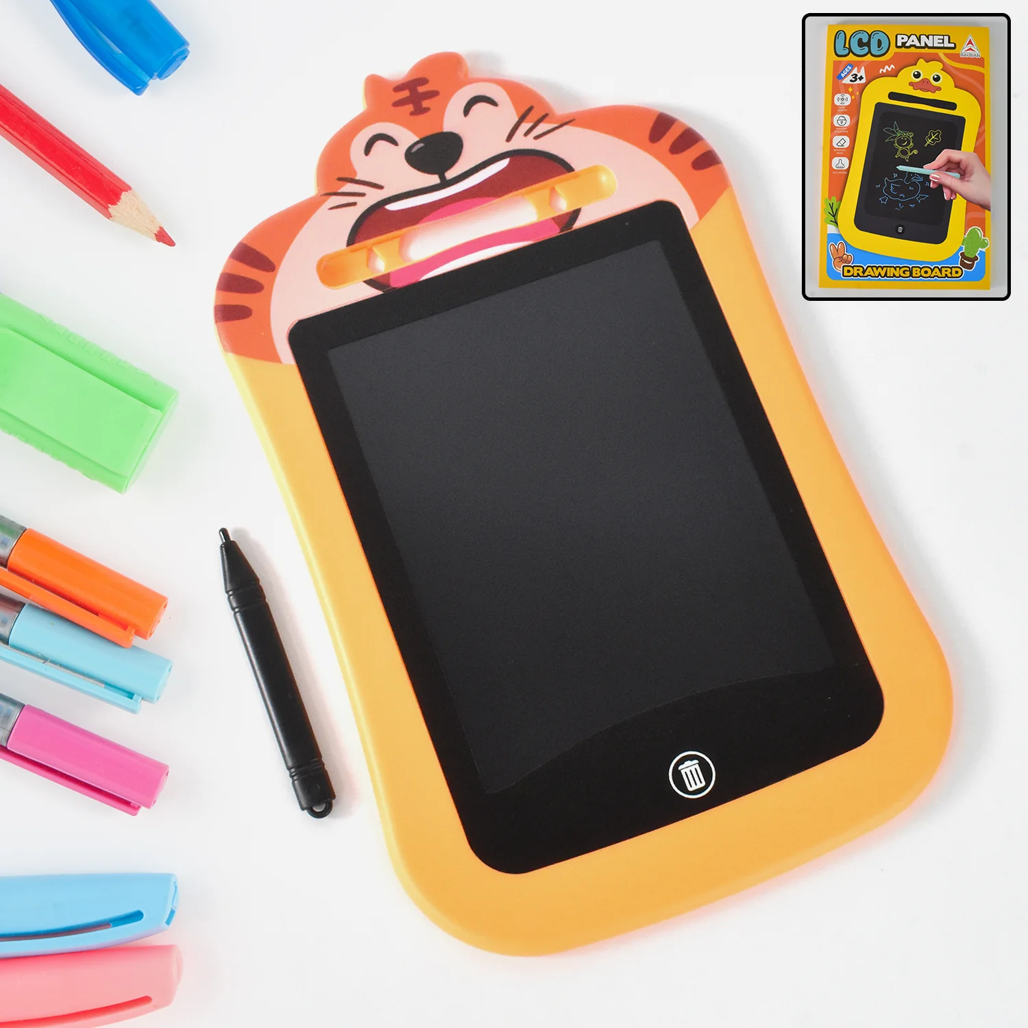 Kids Portable LCD Writing Tablet (1 Pc / Mix Design) - Image 10