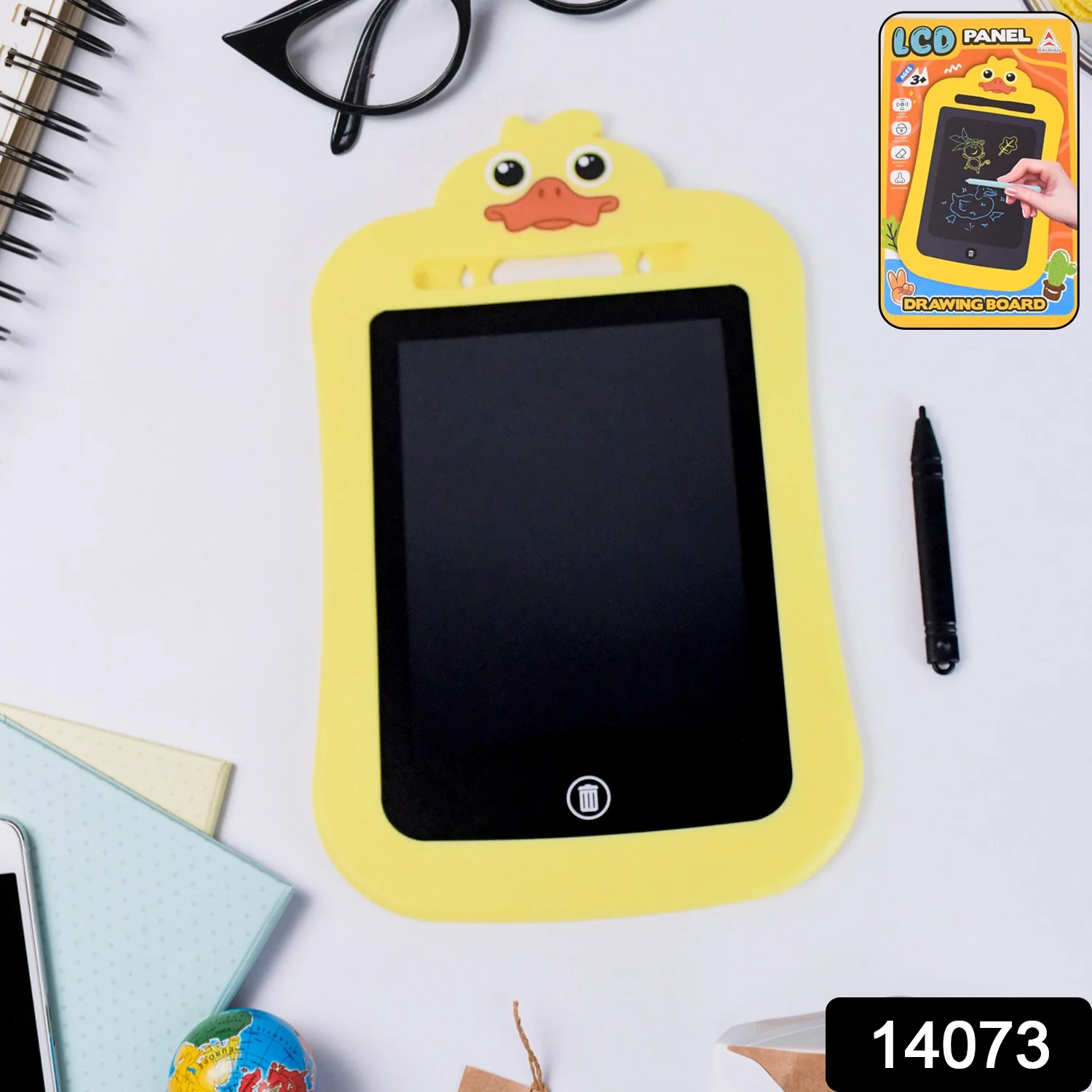 Kids Portable LCD Writing Tablet (1 Pc / Mix Design) - Image 2