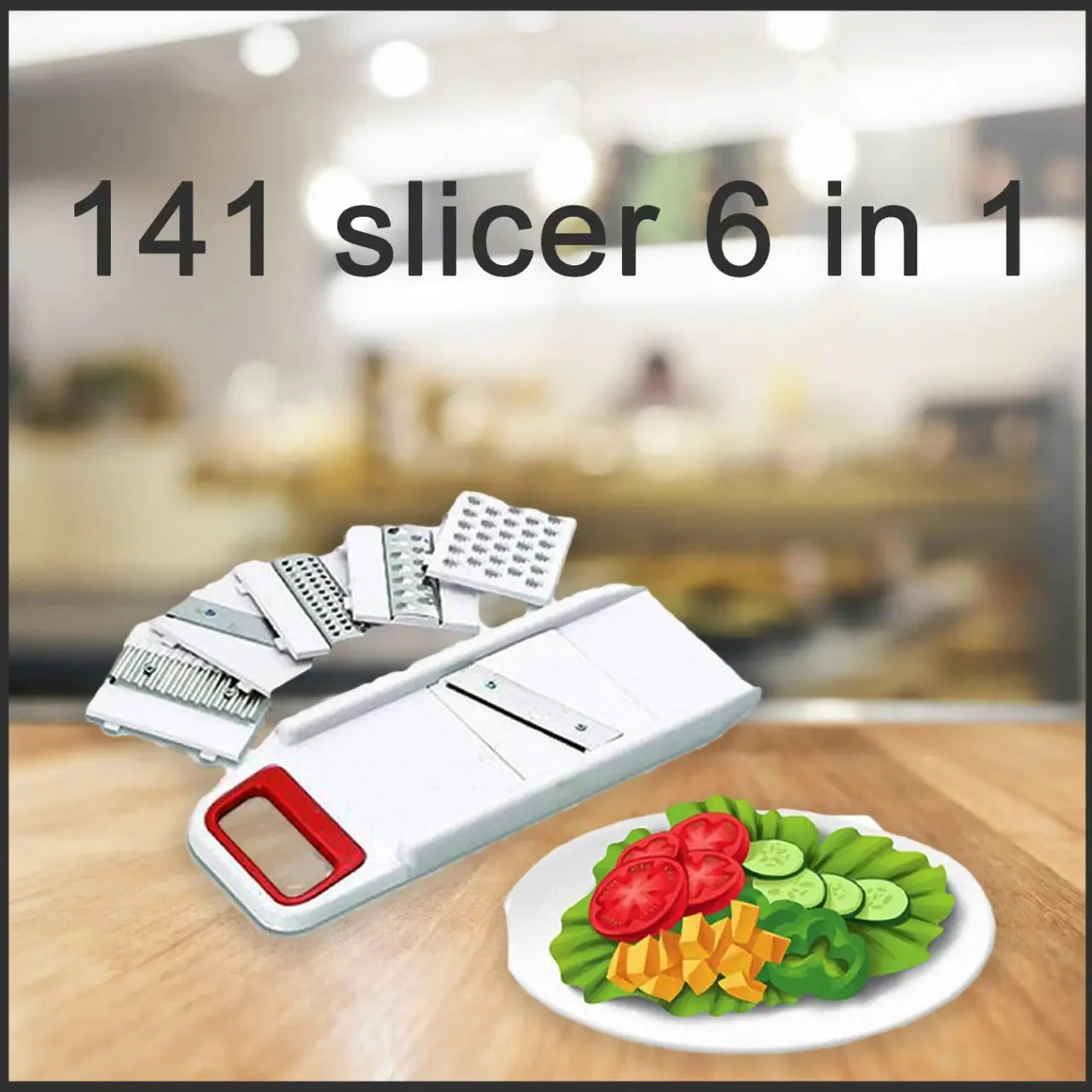 Kitchen Tools - 6 in 1 Multipurpose SLICERS & GRATERS - Image 5