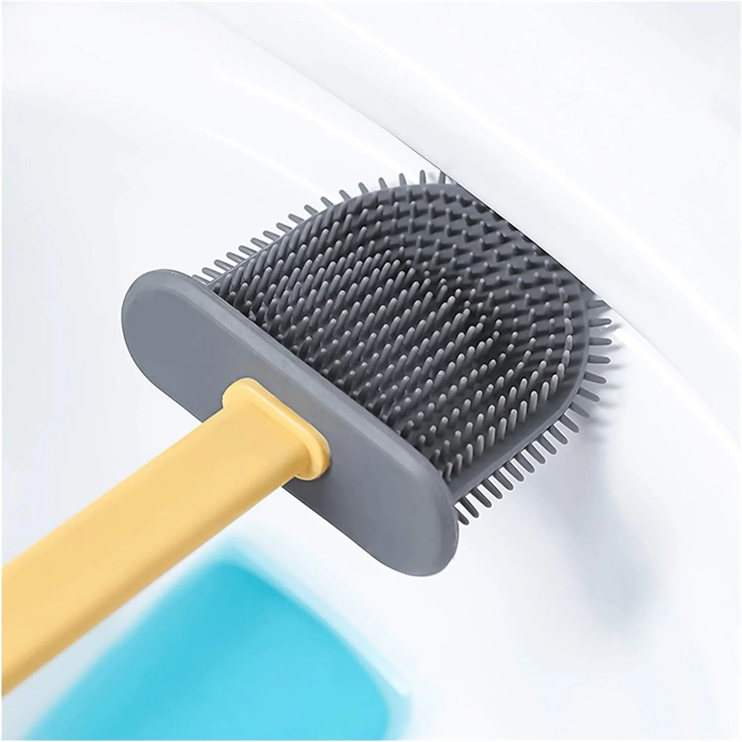 Silicone Toilet Brush with Holder (Without Box) - Image 10
