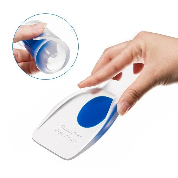 Gel Heel cups Silicon Heel Pad for Heel Ankle Pain - Image 4