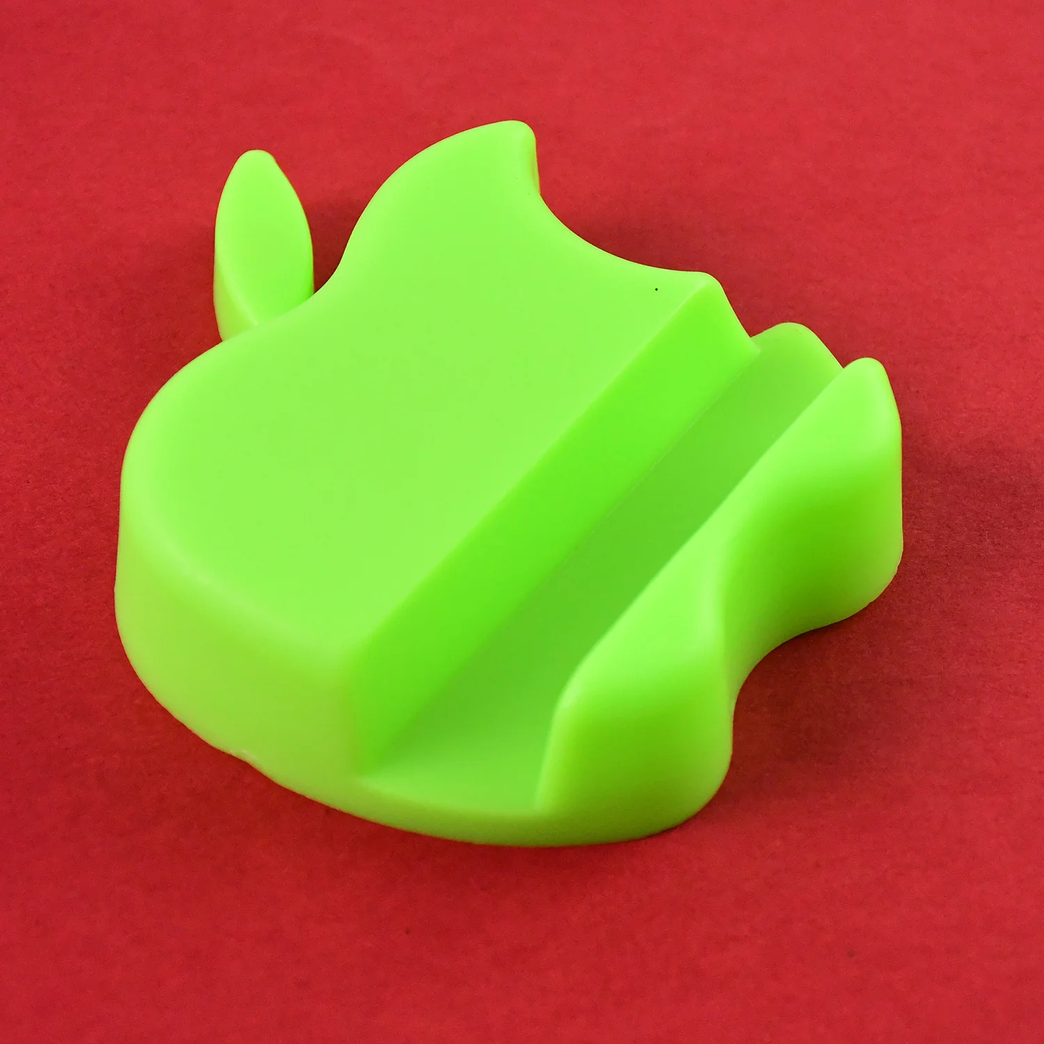 Apple-Shaped Plastic Mobile Phone Holder (3 Pc & mix color) - Image 5
