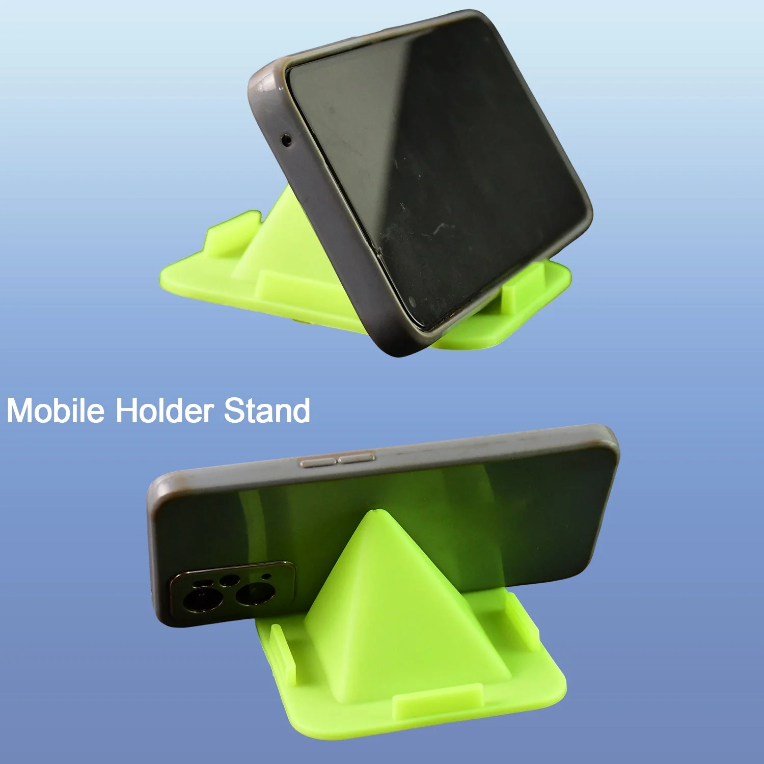 Customized / Personalized Pyramid Shape Desktop/ Table Mobile Holder Stand - Image 7