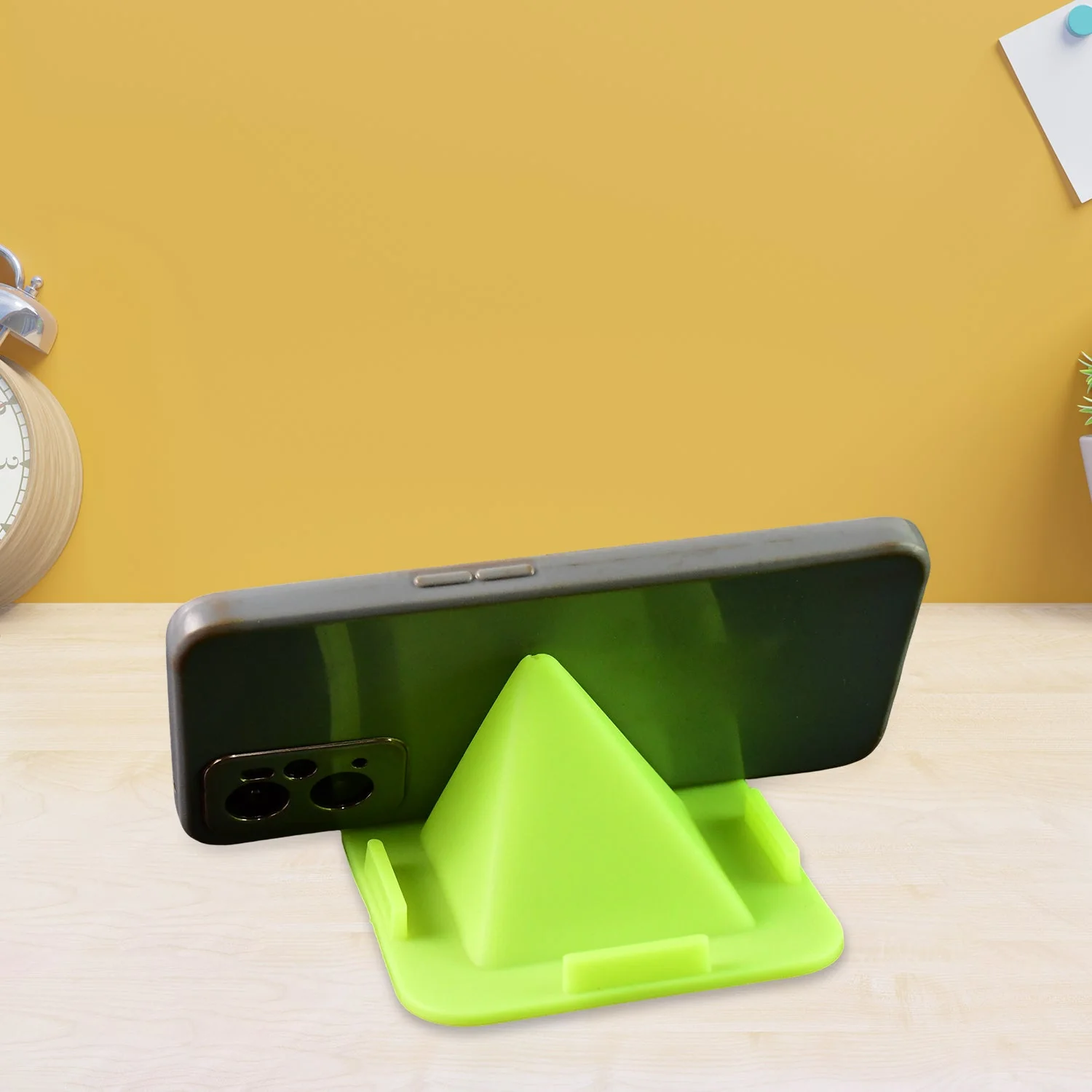 Customized / Personalized Pyramid Shape Desktop/ Table Mobile Holder Stand - Image 8