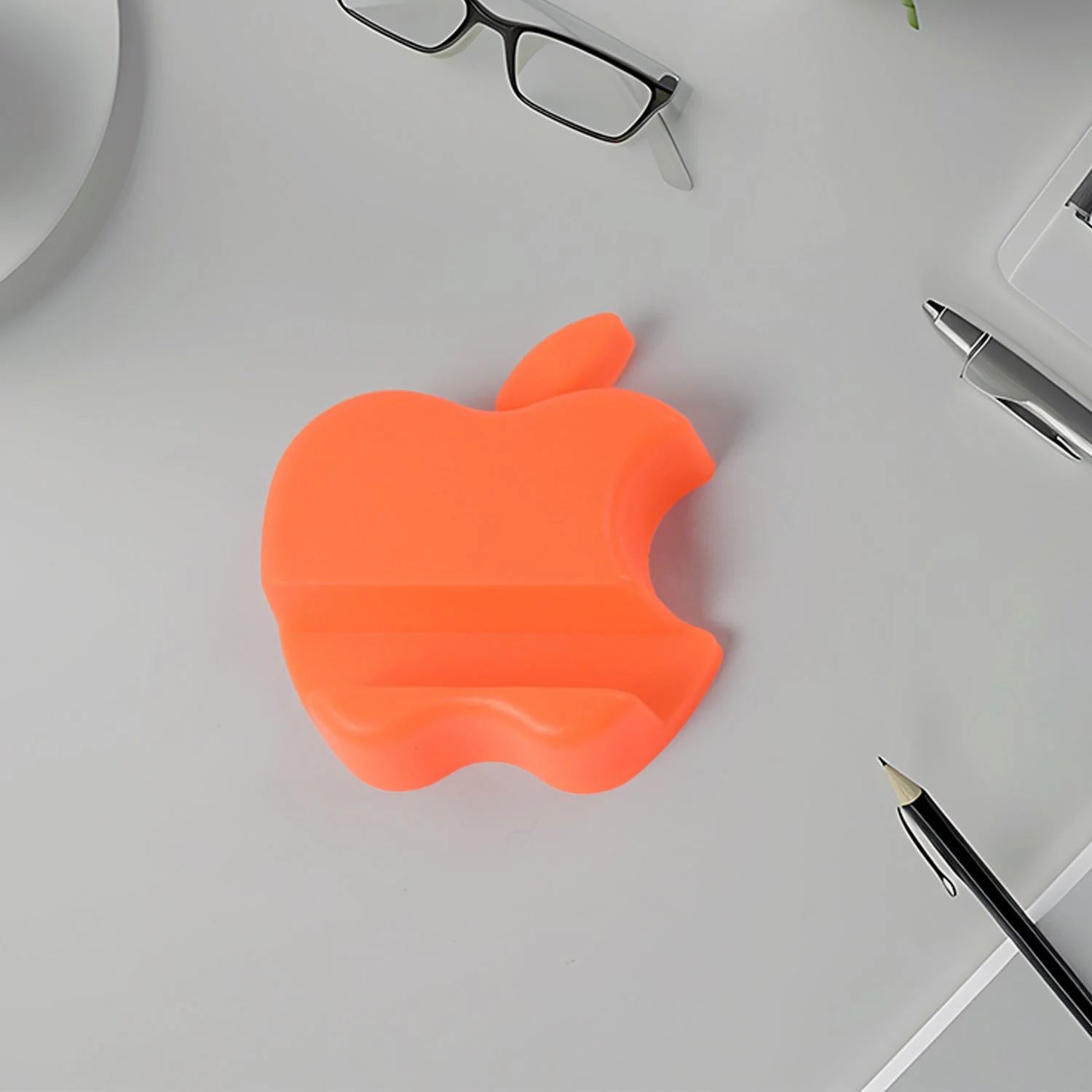 Customized / Personalized Apple-Shaped Plastic Mobile Phone Holder (1 pc & mix color) - Image 6