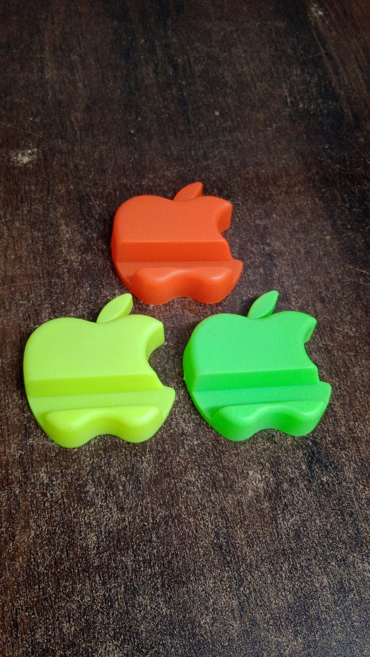 Customized / Personalized Apple-Shaped Plastic Mobile Phone Holder (1 pc & mix color) - Image 8