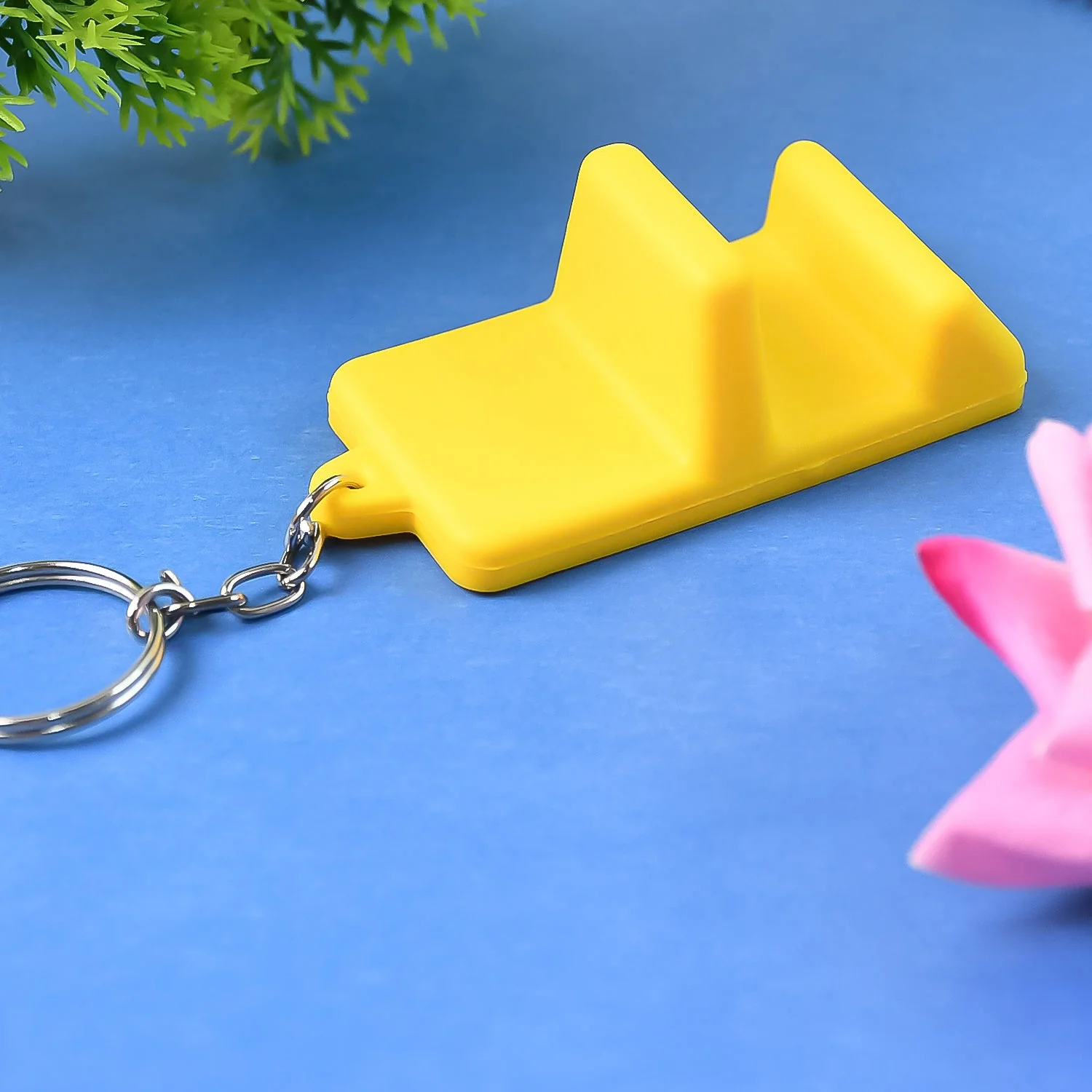 Customized / Personalized Plastic 2-in-1 Mobile Stand Keychain (1 Pc) - Image 4