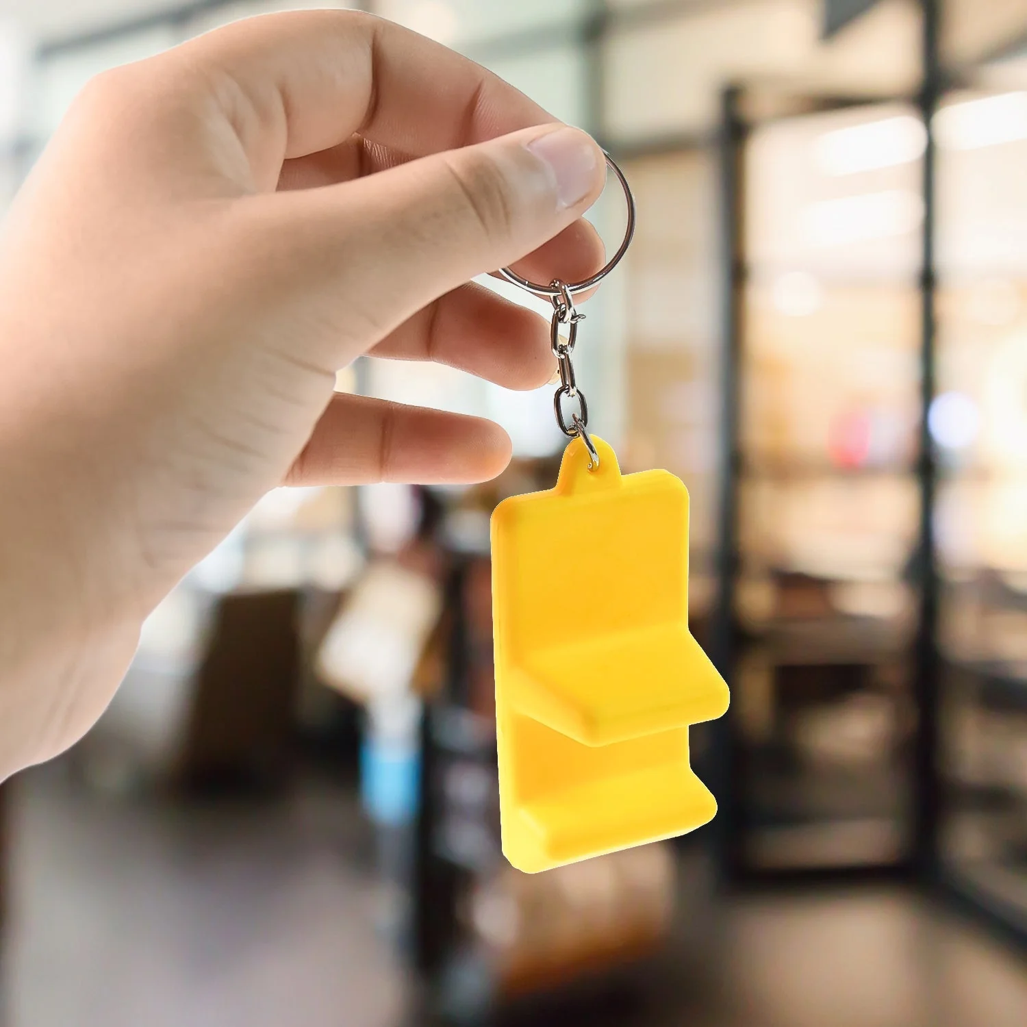 Customized / Personalized Plastic 2-in-1 Mobile Stand Keychain (1 Pc) - Image 7