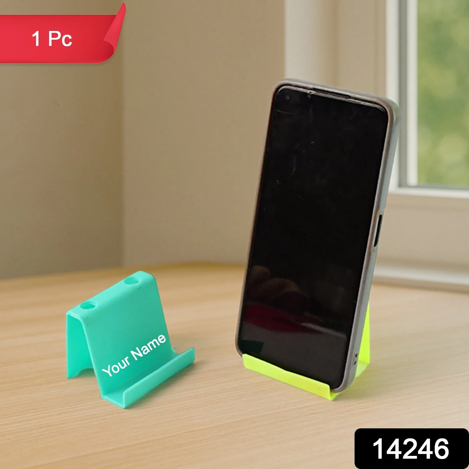 Customized Multifunction Plastic Mobile Stand & Pen Holder (1 Pc) - Image 2