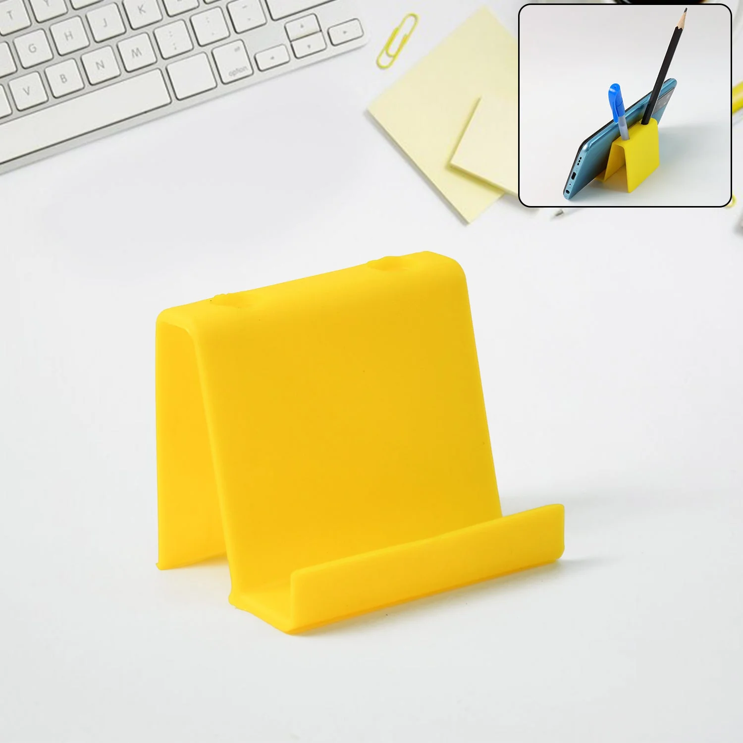 Customized Multifunction Plastic Mobile Stand & Pen Holder (1 Pc) - Image 3