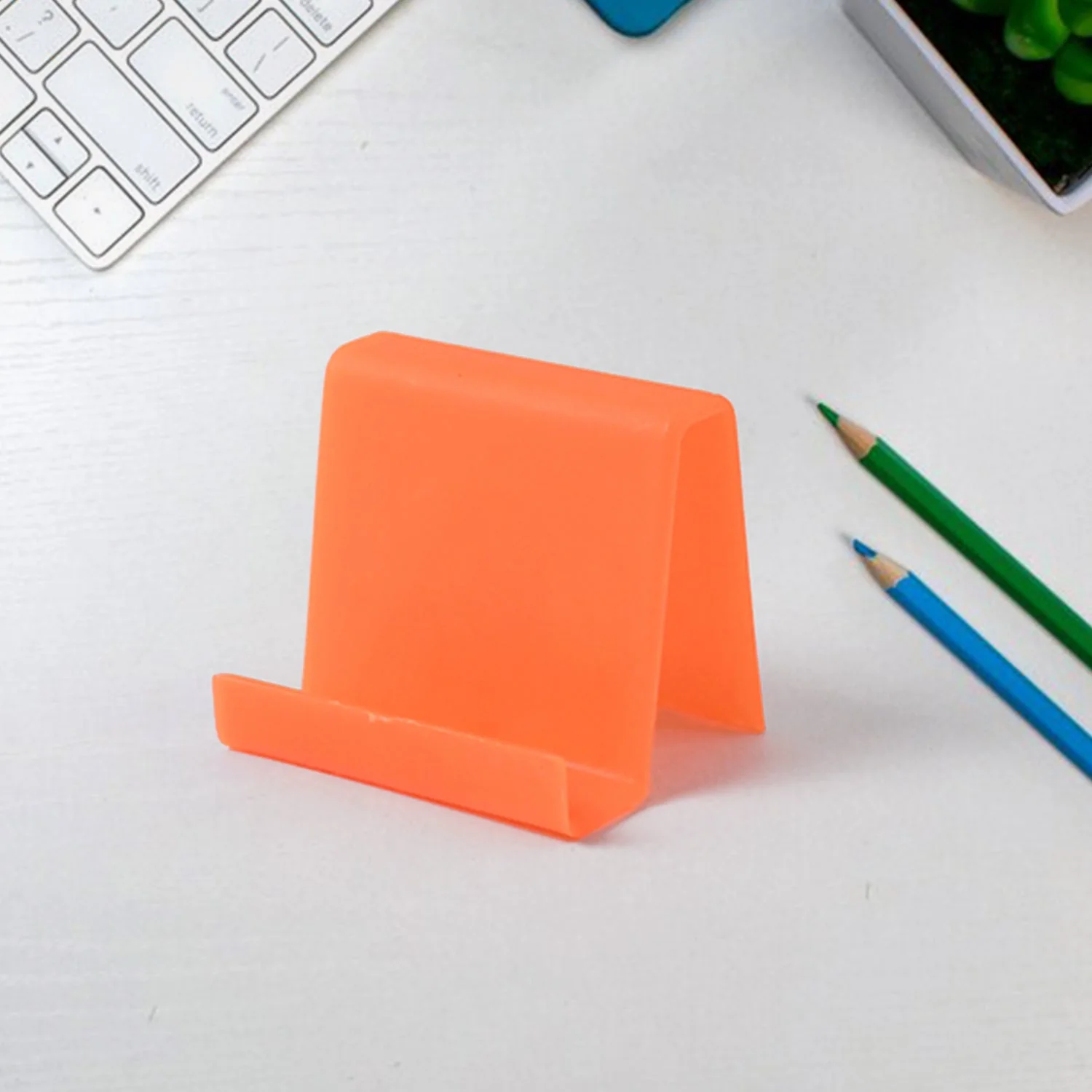 Customized Plastic Mobile Stand – Durable Holder with Angled Support (1 Pc) - Image 4