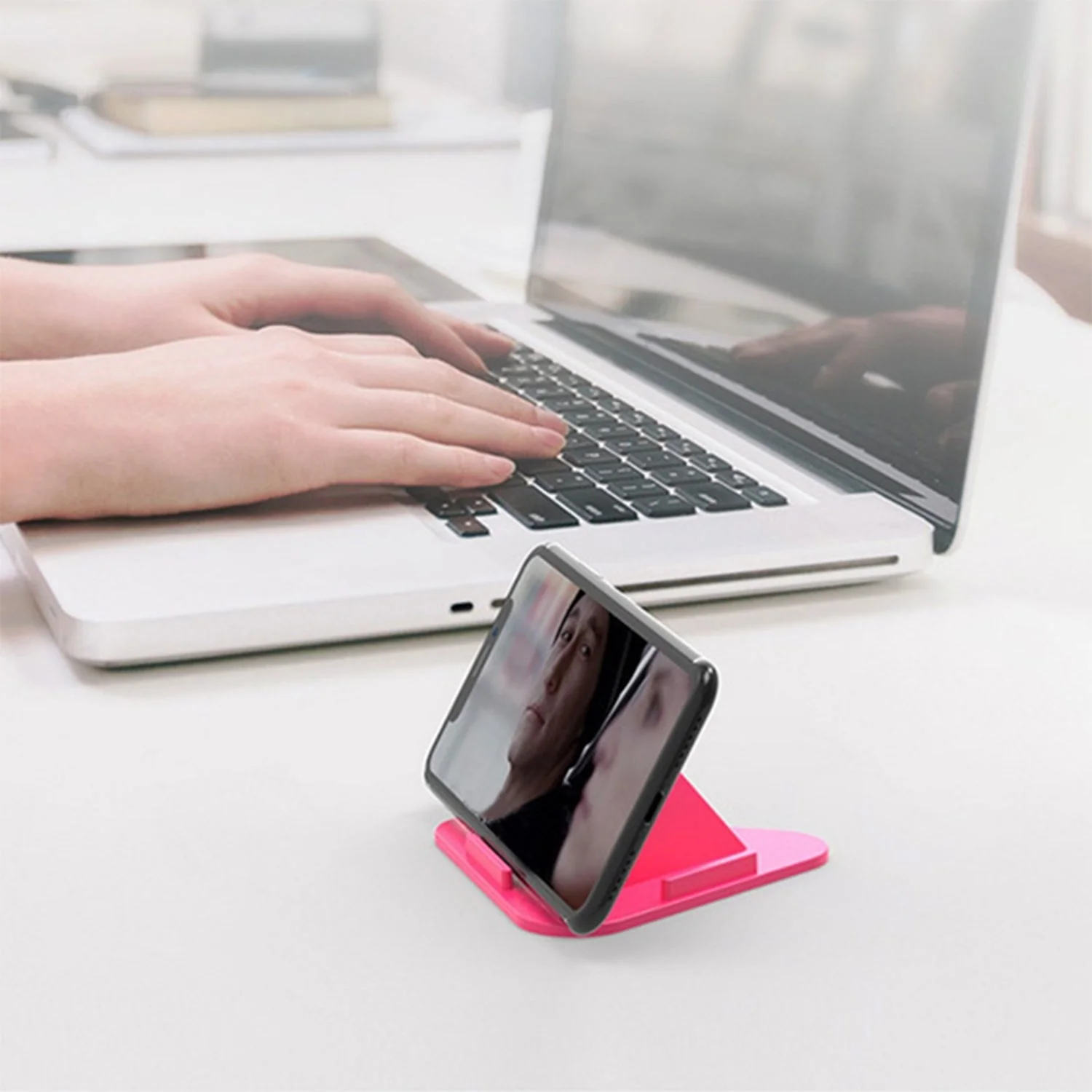 Customized / Personalized Pyramid Mobile Stand with 3 Different Inclined Angles - Image 3
