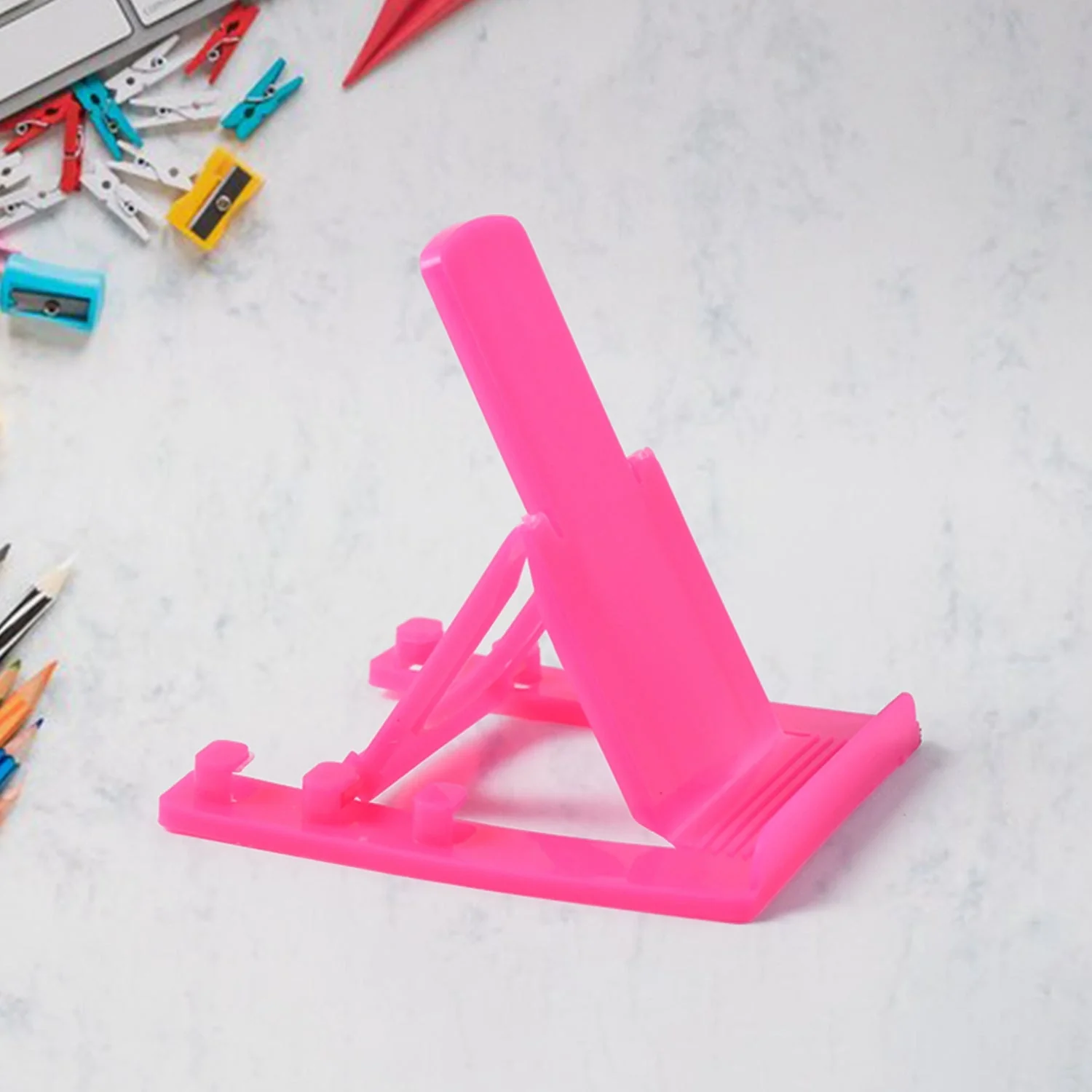 Customized / Personalized Adjustable Plastic Mobile Phone Stand Holder (1 Pc) - Image 6