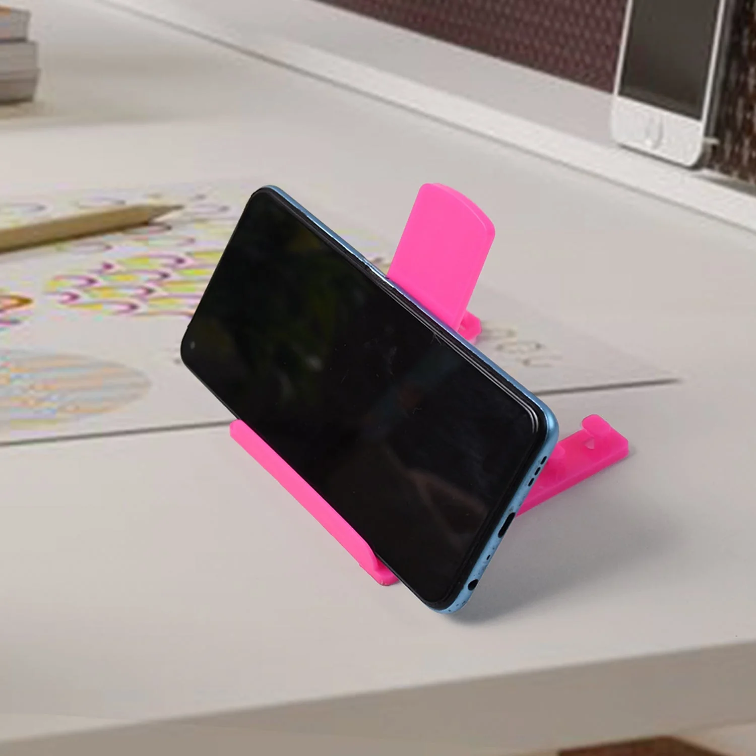 Customized / Personalized Adjustable Plastic Mobile Phone Stand Holder (1 Pc) - Image 9