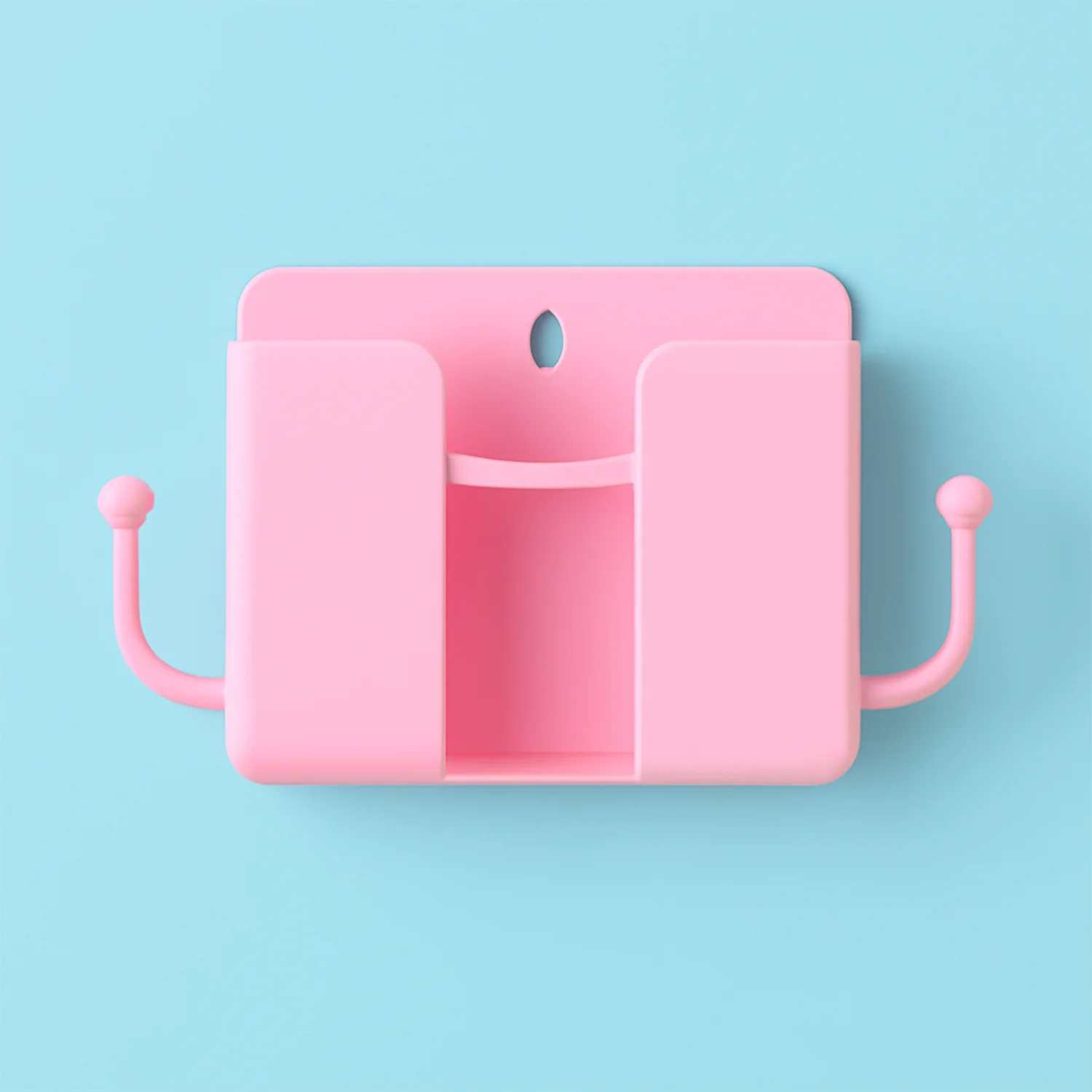 1 Pc Blue Wall mount Mobile Stand With Hook - Image 6