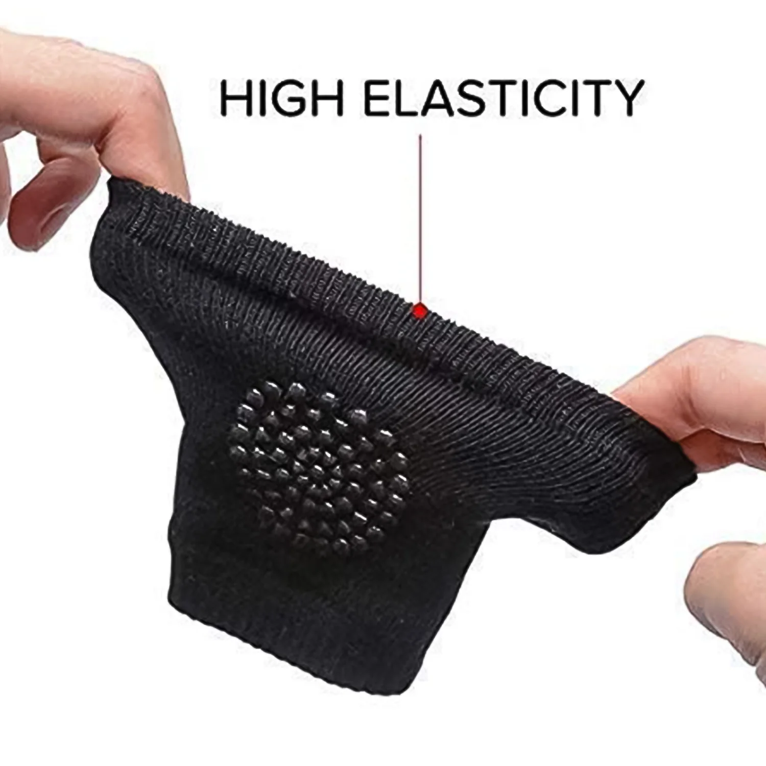 Dark Grey Toddler Wool Knit Leg Warmer (Knee Guard) - Image 4