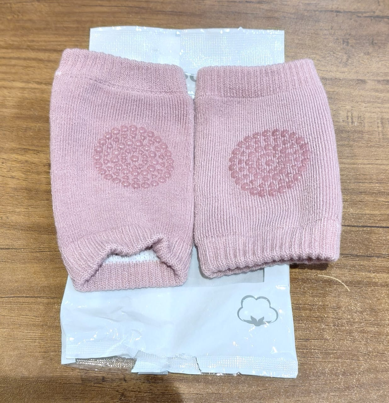 Pink Toddler Wool Knit Leg Warmer (Knee Guard) - Image 7