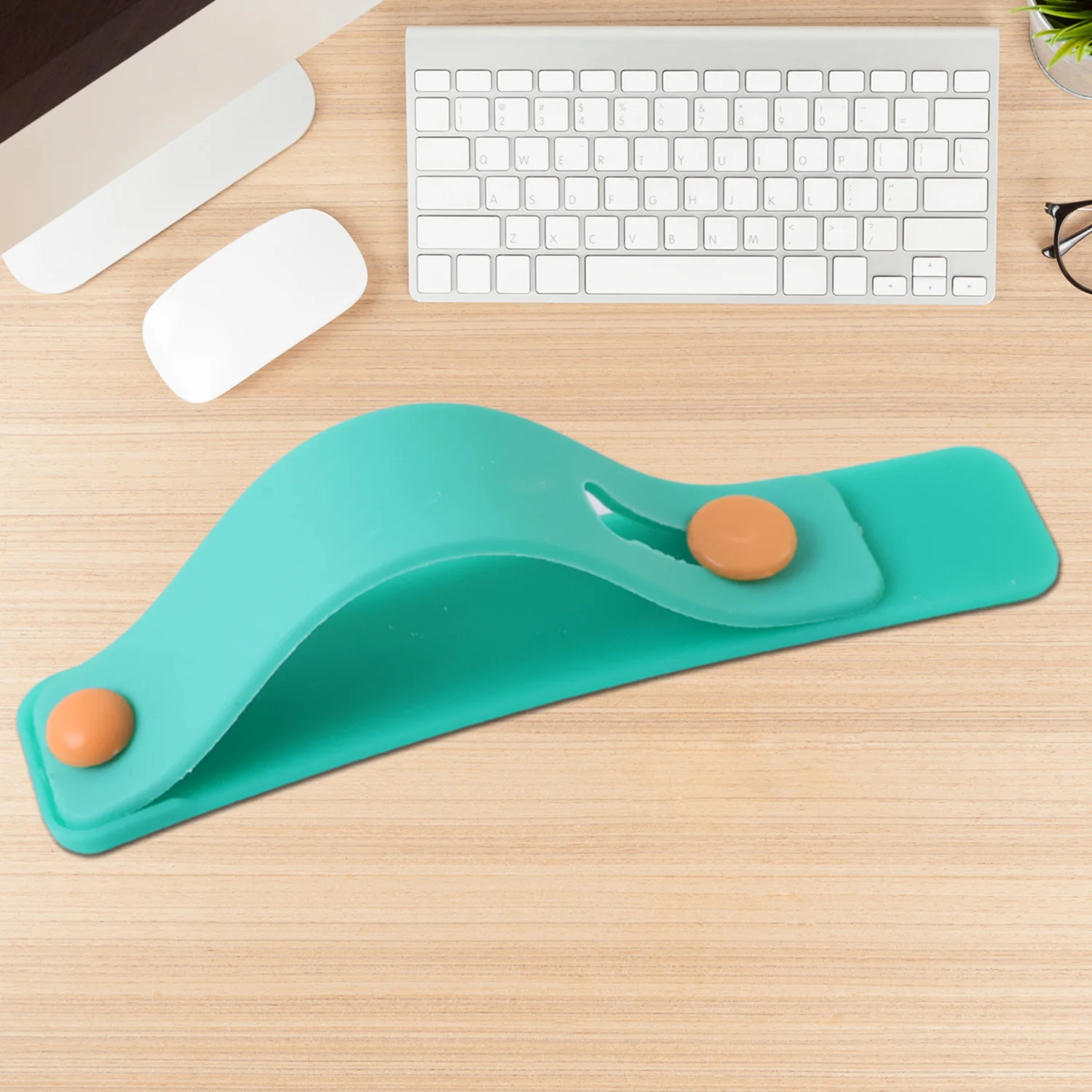 Teal Green Phone Loop Finger Holder, Phone Grip Straps Silicone Phone Finger (1 Pc) - Image 6