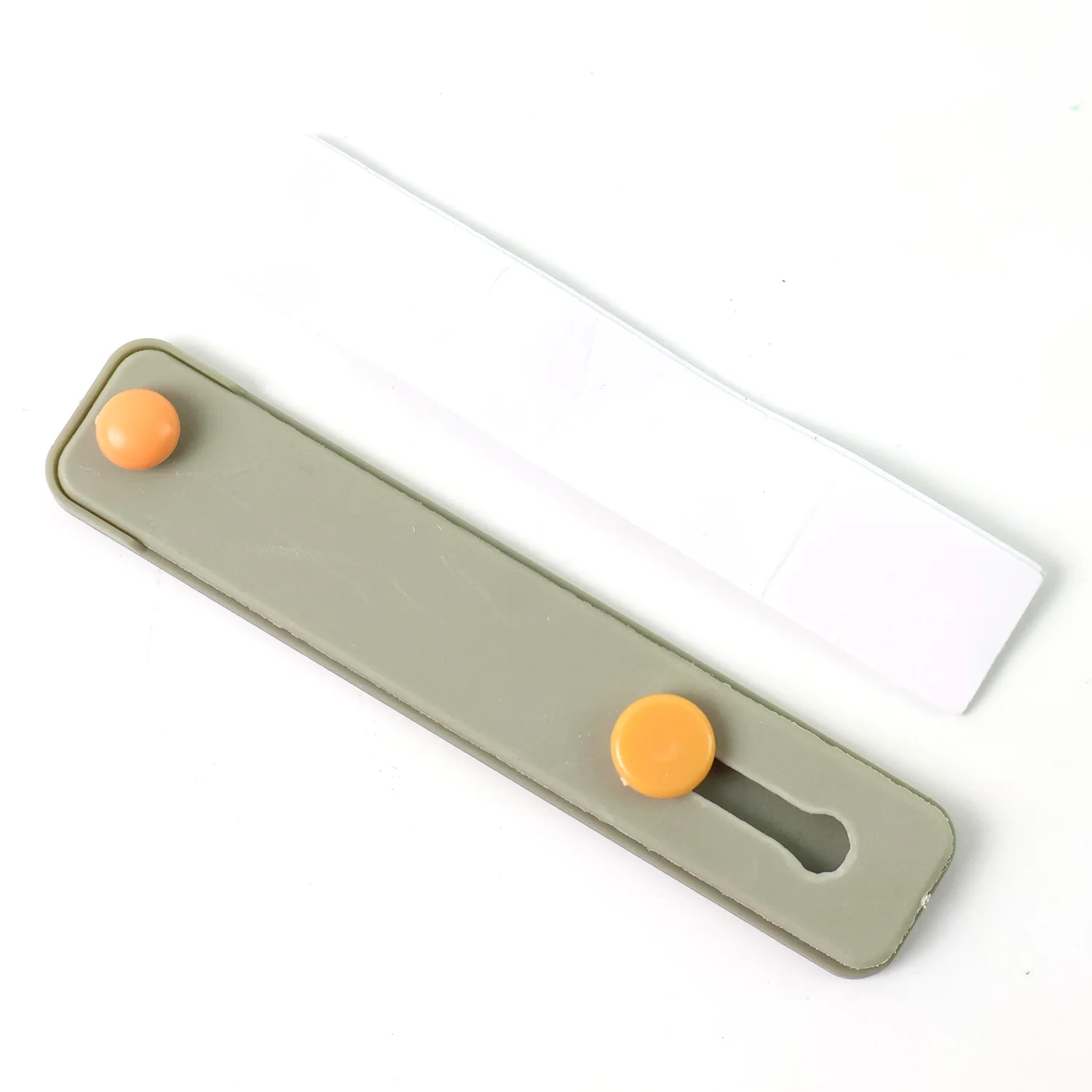 Olive Green Phone Loop Finger Holder, Phone Grip Straps Silicone Phone Finger (1 Pc) - Image 3