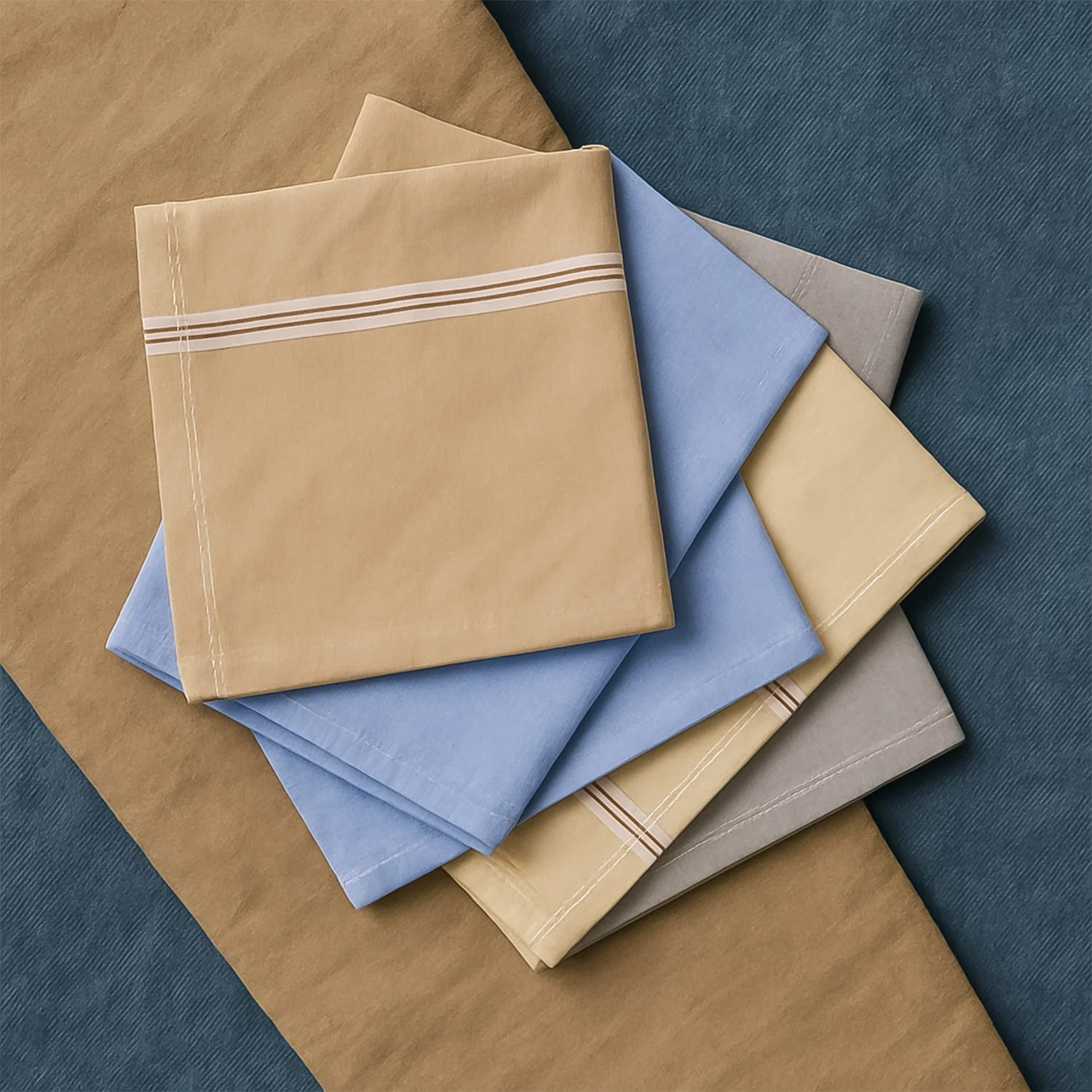 Premium Quality Soft Cotton Men’s Handkerchief (40x40 cm / 1 Pc) - Image 4