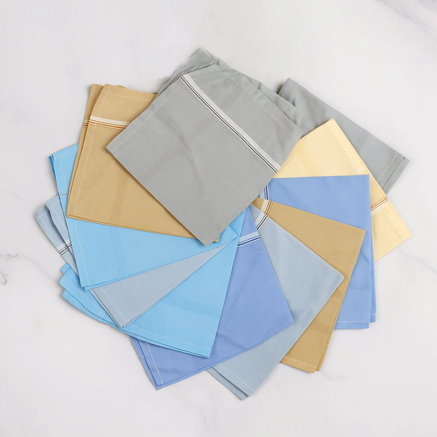 Premium Quality Soft Cotton Men’s Handkerchief (40x40 cm / 1 Pc) - Image 5