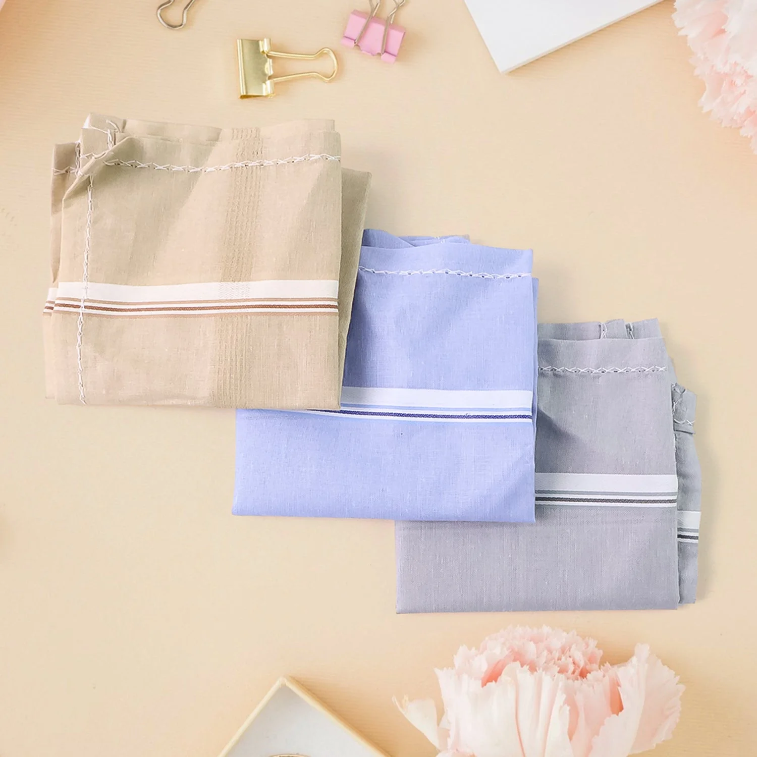 Premium Quality Soft Cotton Men’s Handkerchief (40x40 cm / 1 Pc) - Image 6