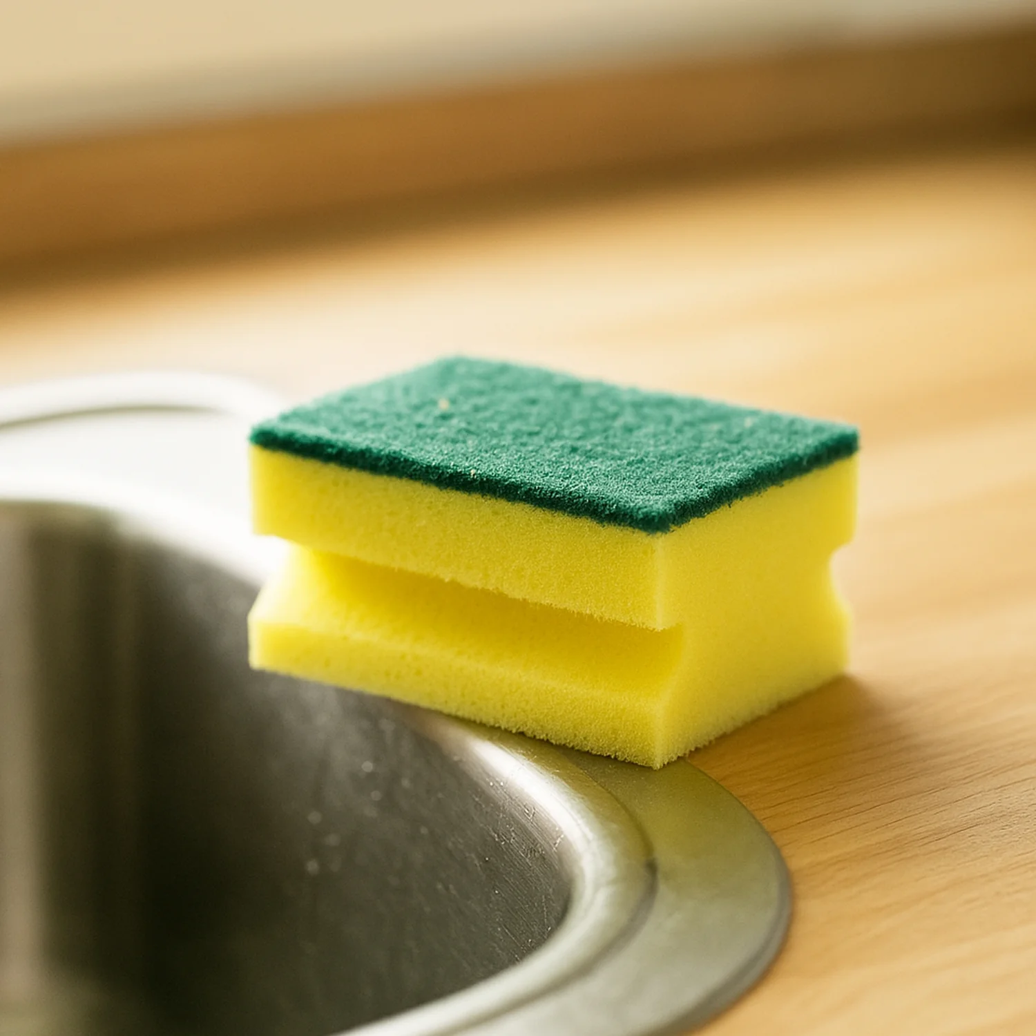 Scrub Sponge 2 in 1 PAD for Kitchen, Sink, Bathroom Cleaning Scrubber (3 Pc) - Image 8