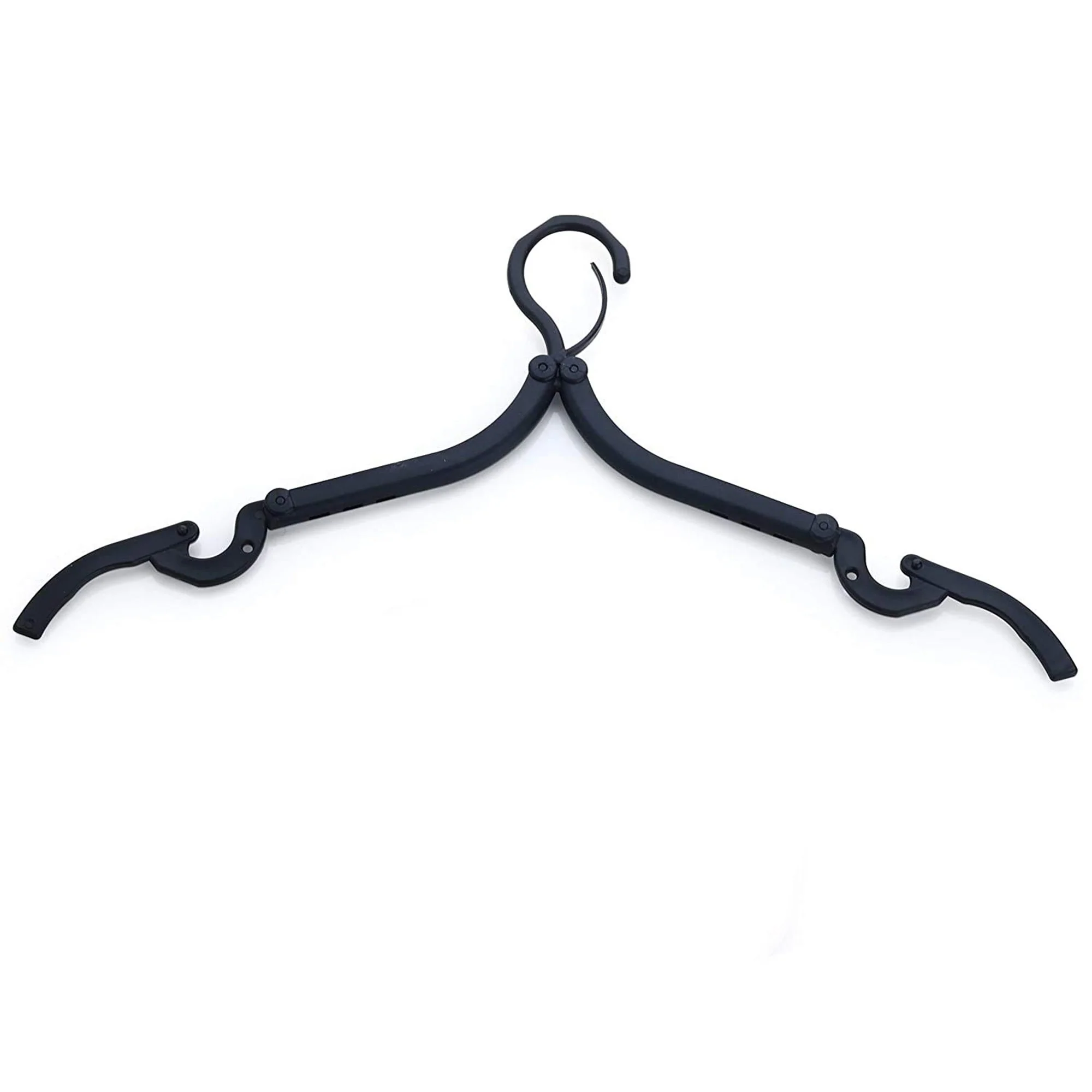 Portable & Foldable Multicolor Plastic Hangers (1pc) - Image 5