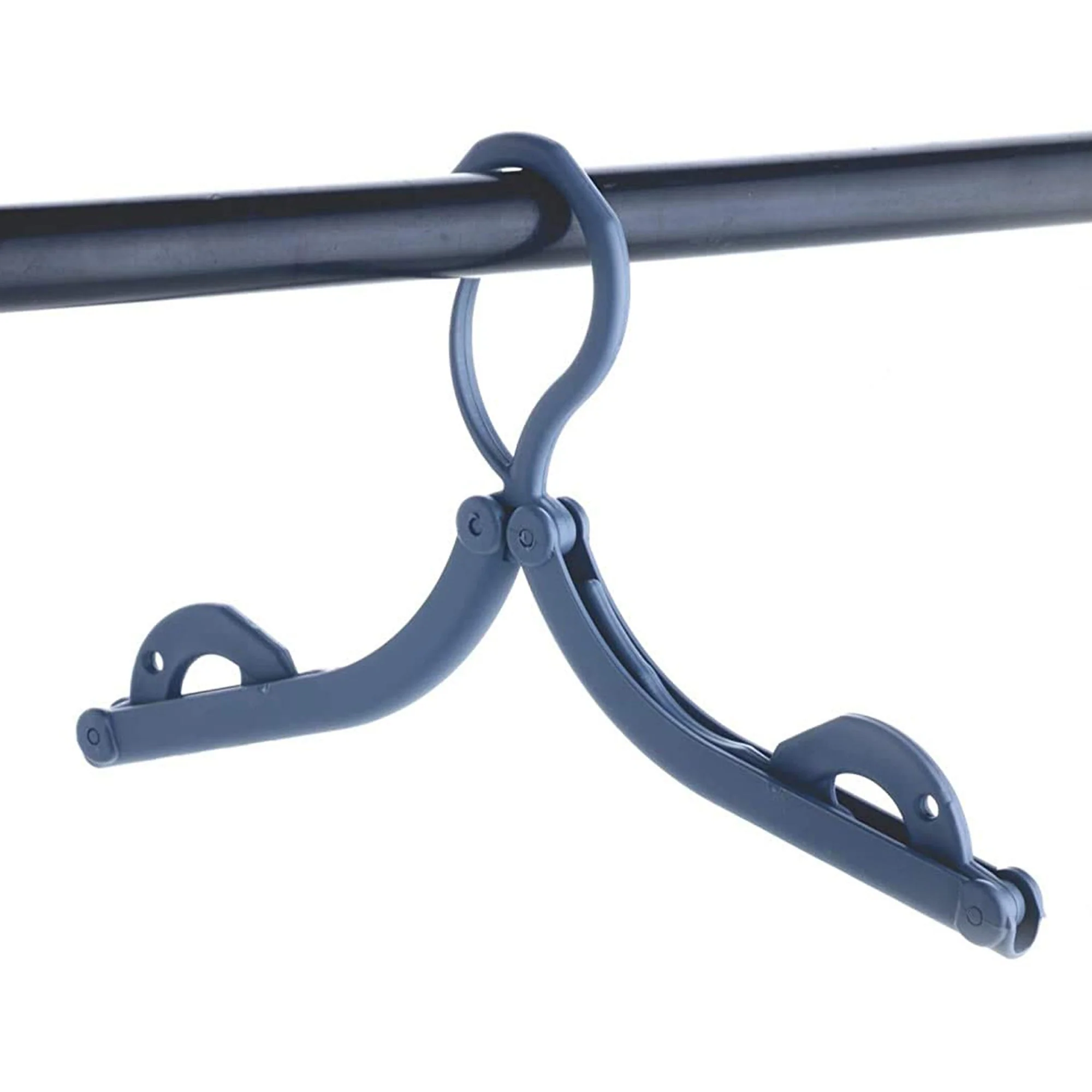 Portable & Foldable Multicolor Plastic Hangers (1pc) - Image 6