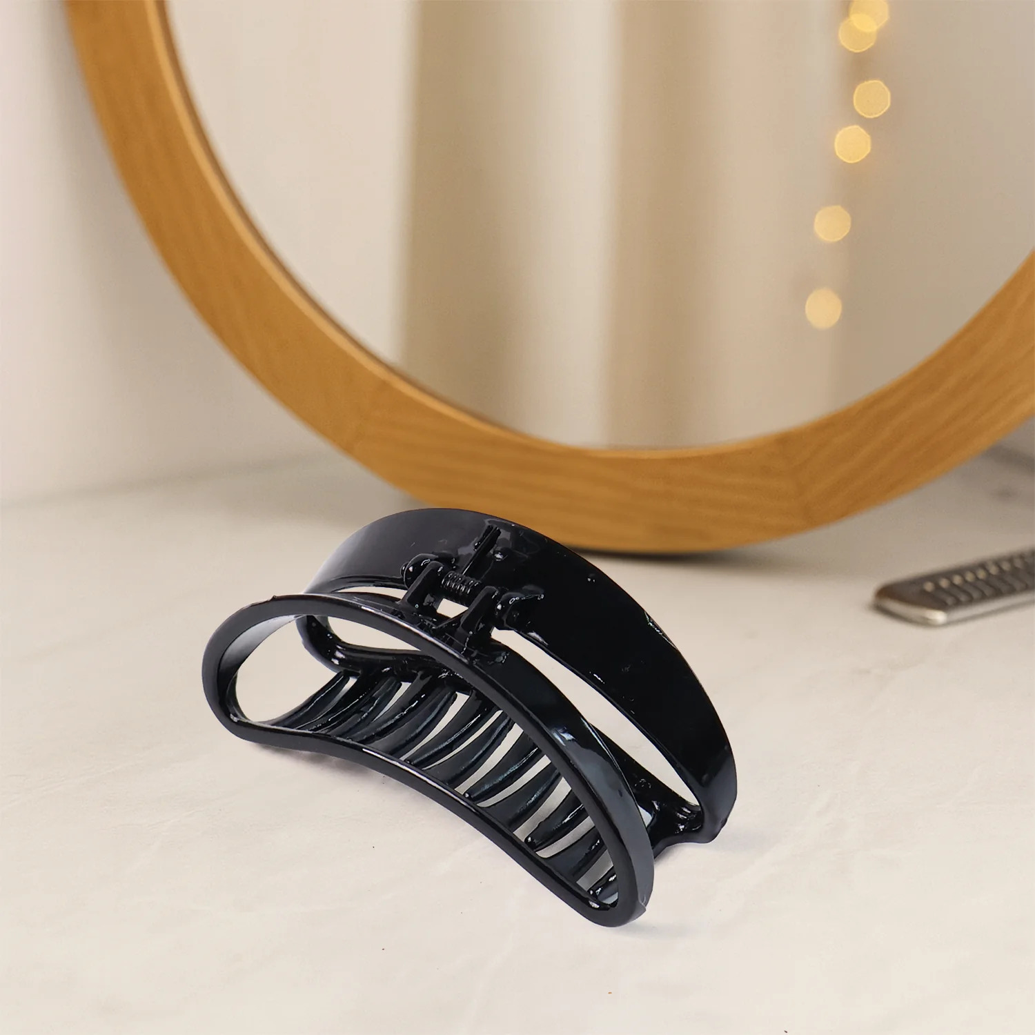 Plastic Hair Clamp Grip, Simple Matte Hair Barrette Clamp (12 Pc) - Image 6