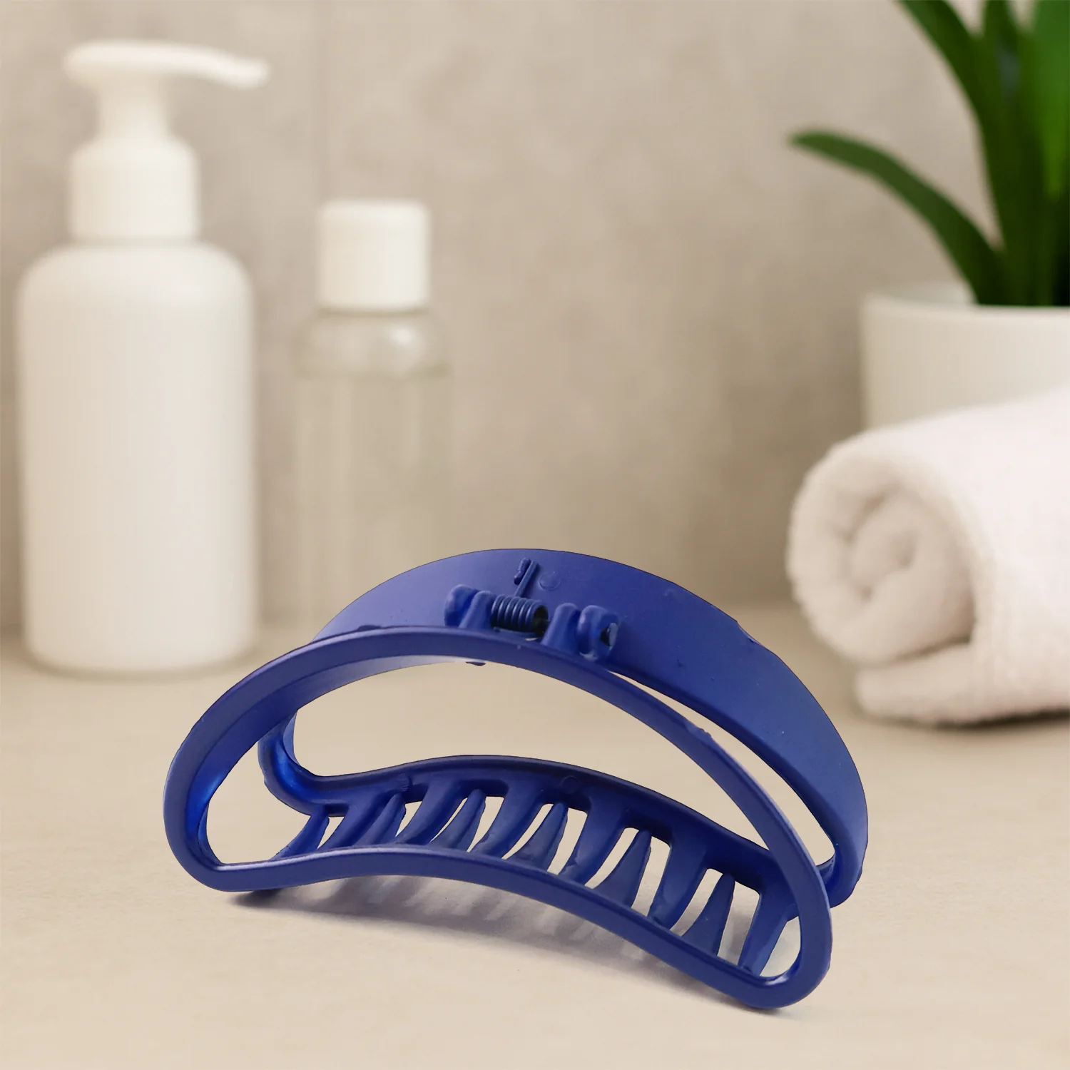 Plastic Hair Clamp Grip, Simple Matte Hair Barrette Clamp (12 Pc) - Image 7