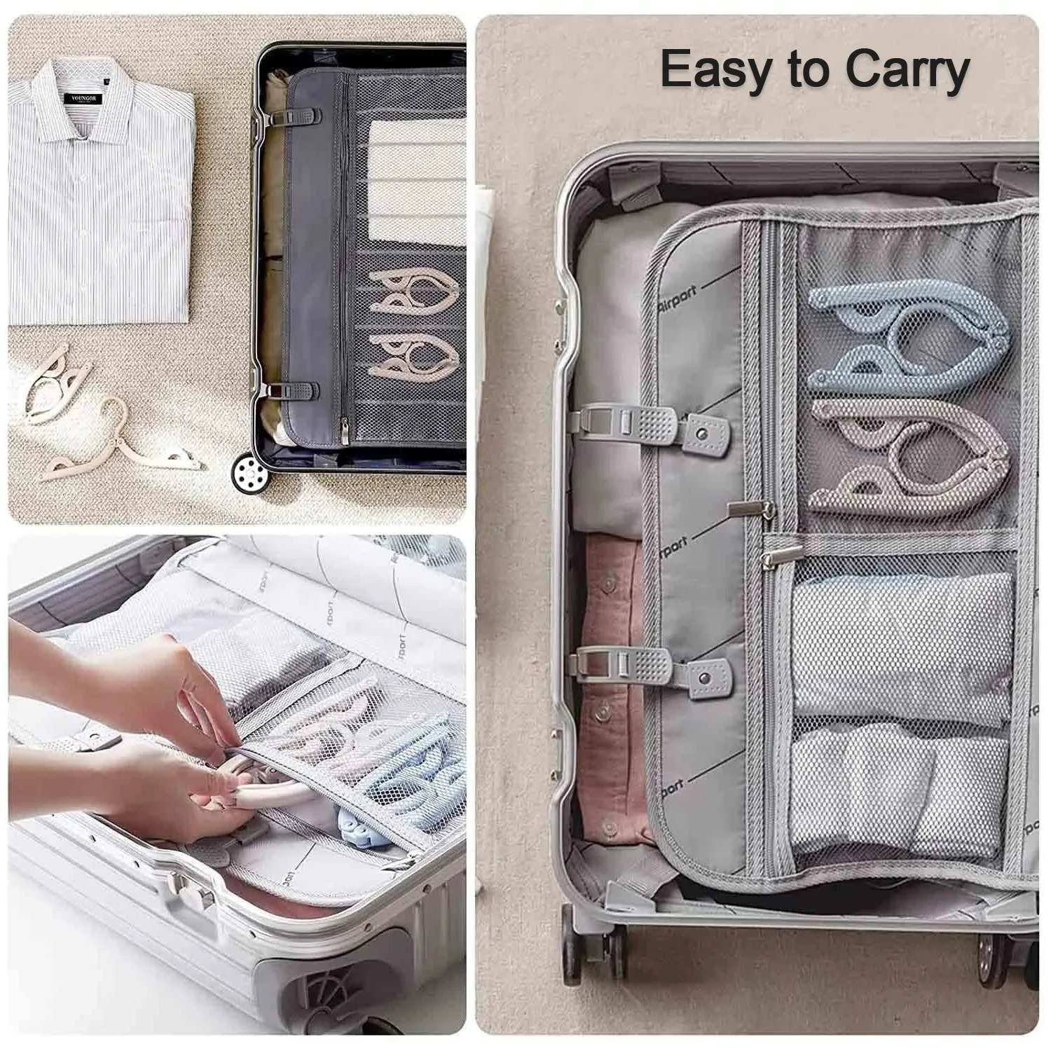 10 Pcs Portable Folding Clothes Hanger - Image 7
