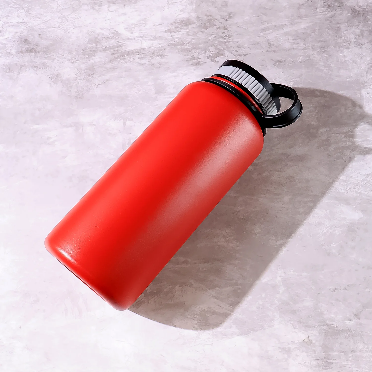 Red Stainless Steel Double Wall Vacuum-Insulated Drink Water Bottle (1000 ML) - Image 3