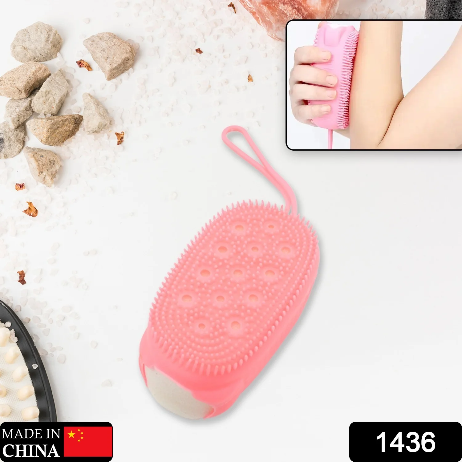 Super Soft Silicone Bath Brush – Double-Sided Body Scrubber for Exfoliation - Image 2