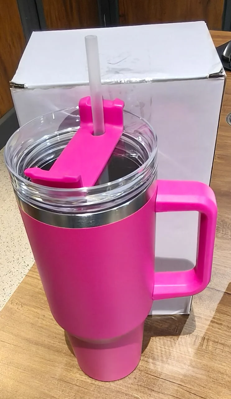 Pink Extra Large Insulated Travel Mug, Tumbler (1200ML - 1 Pc) - Image 7