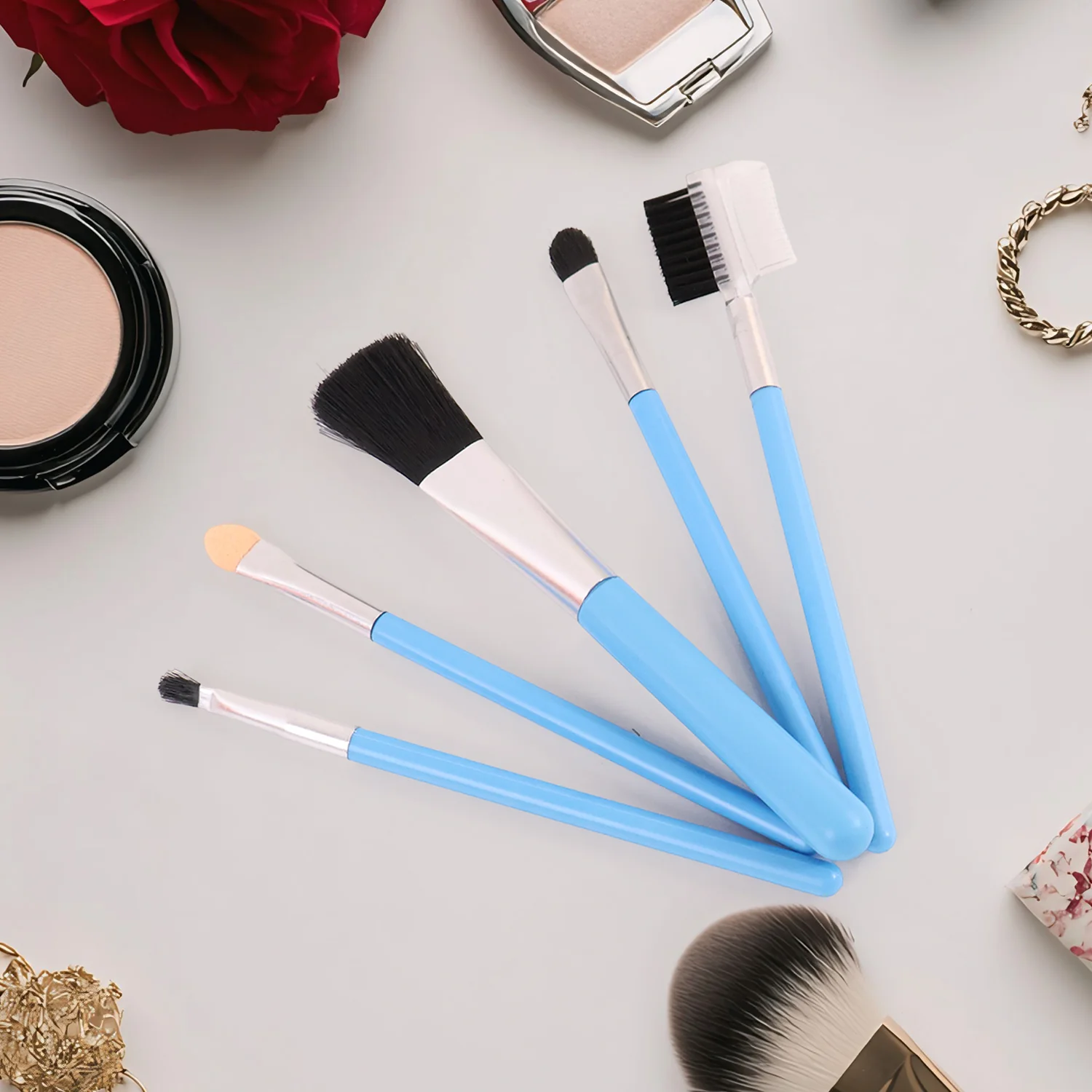 Makeup Brushes Kit (Pack of 5) - Image 4